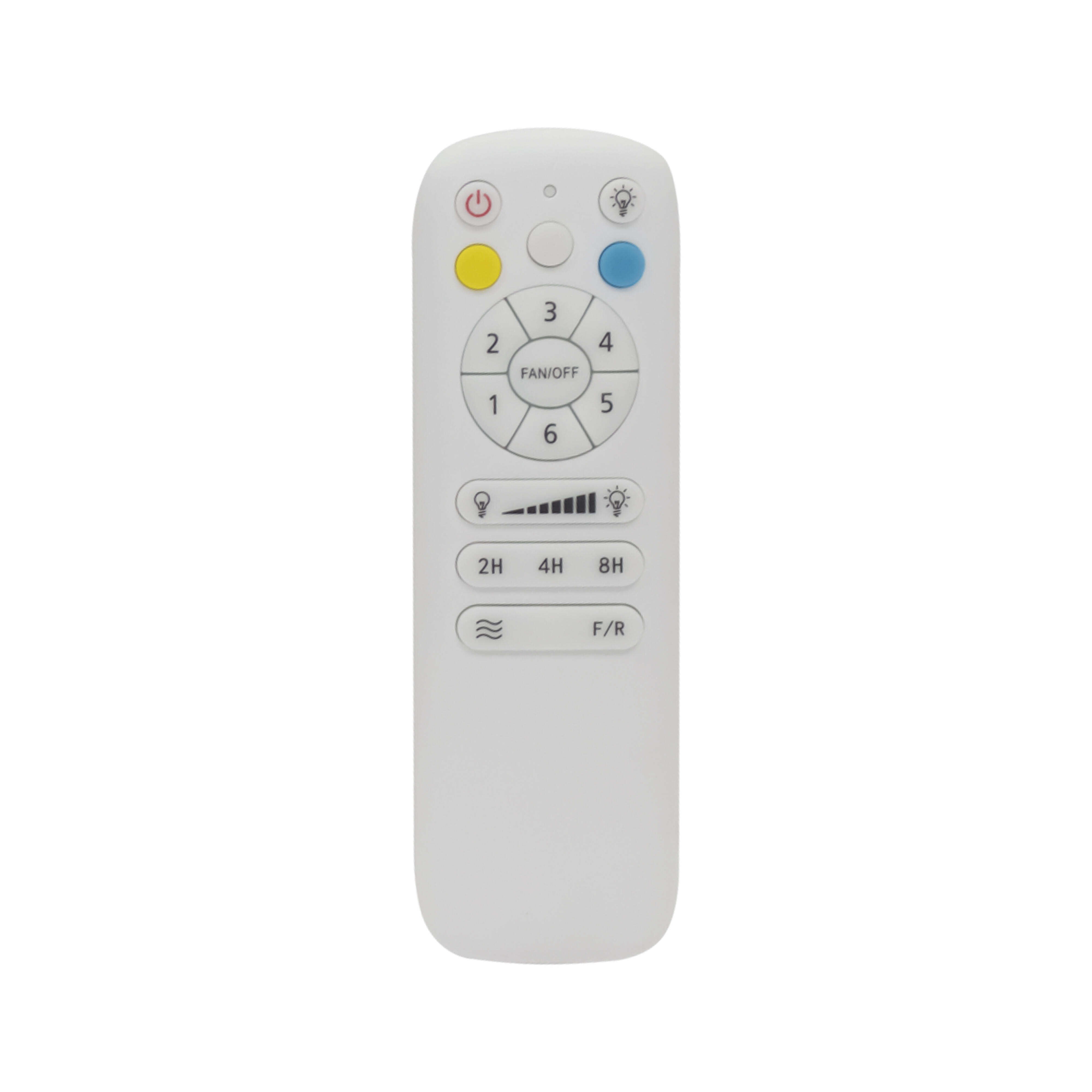 Ventilador de techo con luz silencioso DC 36W con mando ø120 cm Stel CRISTAL RECORD blanco luz CCT 3 aspas| 5 velocidades| brisa| recomendado de 20 a 40m² - 12