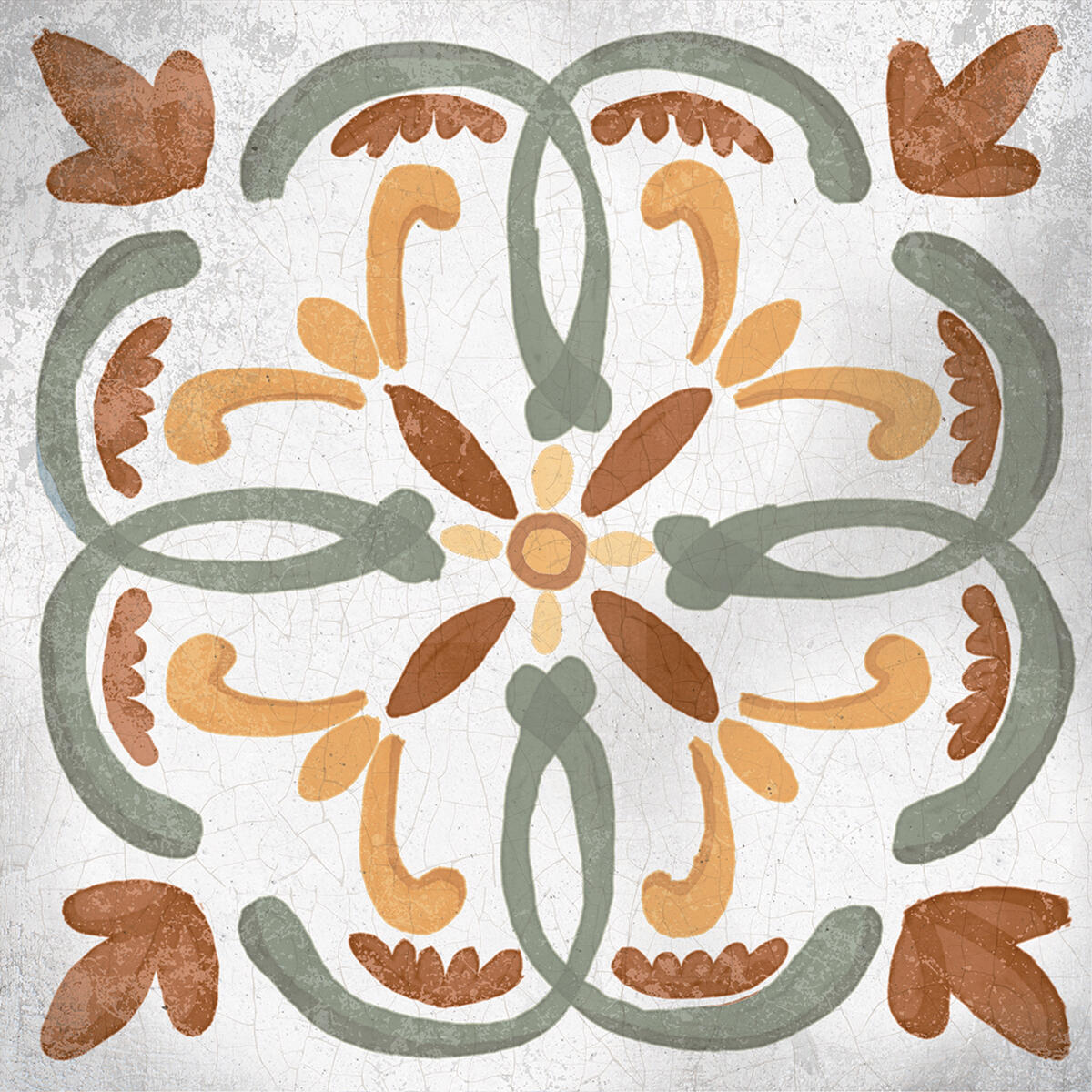 Piastrella da rivestimento interno 20 x 20 cm Sp. 8.2 mm Amalfi in gres porcellanato smaltato multicolore lucido traffico intenso (pei 4/5) 1.36 mq - 18