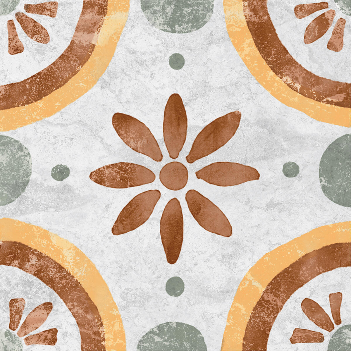 Piastrella da rivestimento interno 20 x 20 cm Sp. 8.2 mm Amalfi in gres porcellanato smaltato multicolore lucido traffico intenso (pei 4/5) 1.36 mq - 15