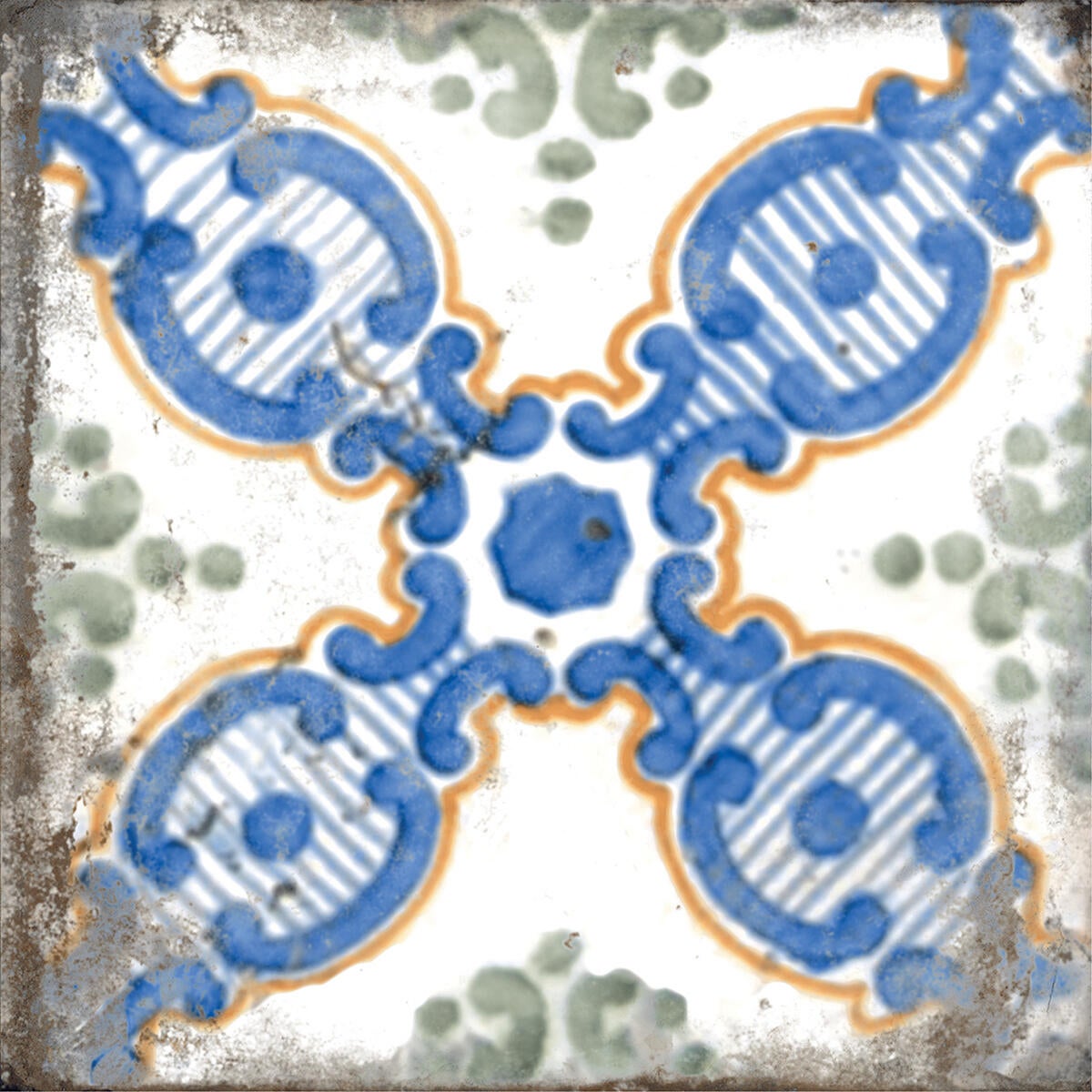 Piastrella da rivestimento interno 20 x 20 cm Sp. 8.2 mm Amalfi in gres porcellanato smaltato multicolore lucido traffico intenso (pei 4/5) 1.36 mq - 14