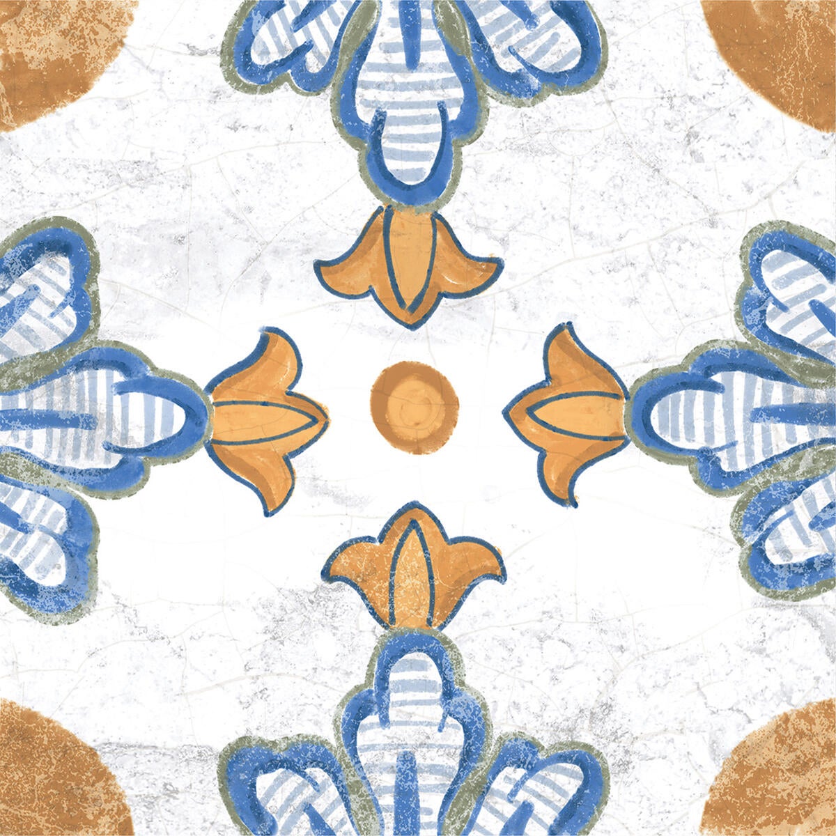 Piastrella da rivestimento interno 20 x 20 cm Sp. 8.2 mm Amalfi in gres porcellanato smaltato multicolore lucido traffico intenso (pei 4/5) 1.36 mq - 13