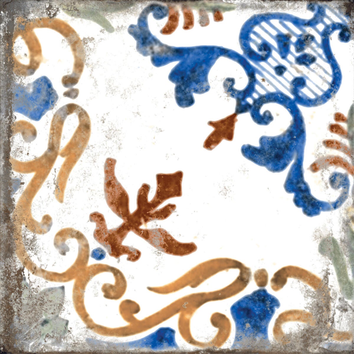 Piastrella da rivestimento interno 20 x 20 cm Sp. 8.2 mm Amalfi in gres porcellanato smaltato multicolore lucido traffico intenso (pei 4/5) 1.36 mq - 11