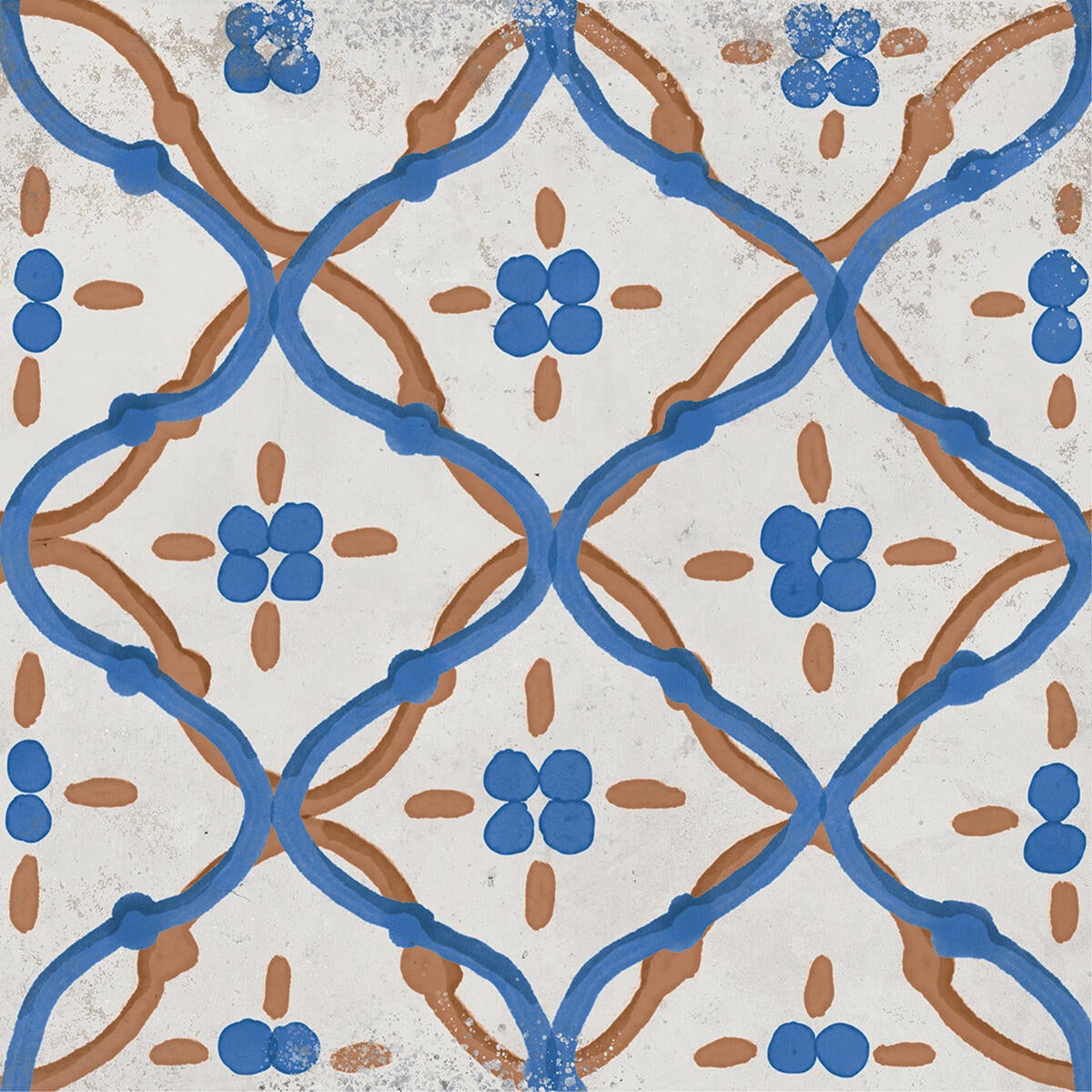 Piastrella da rivestimento interno 20 x 20 cm Sp. 8.2 mm Amalfi in gres porcellanato smaltato multicolore lucido traffico intenso (pei 4/5) 1.36 mq - 9