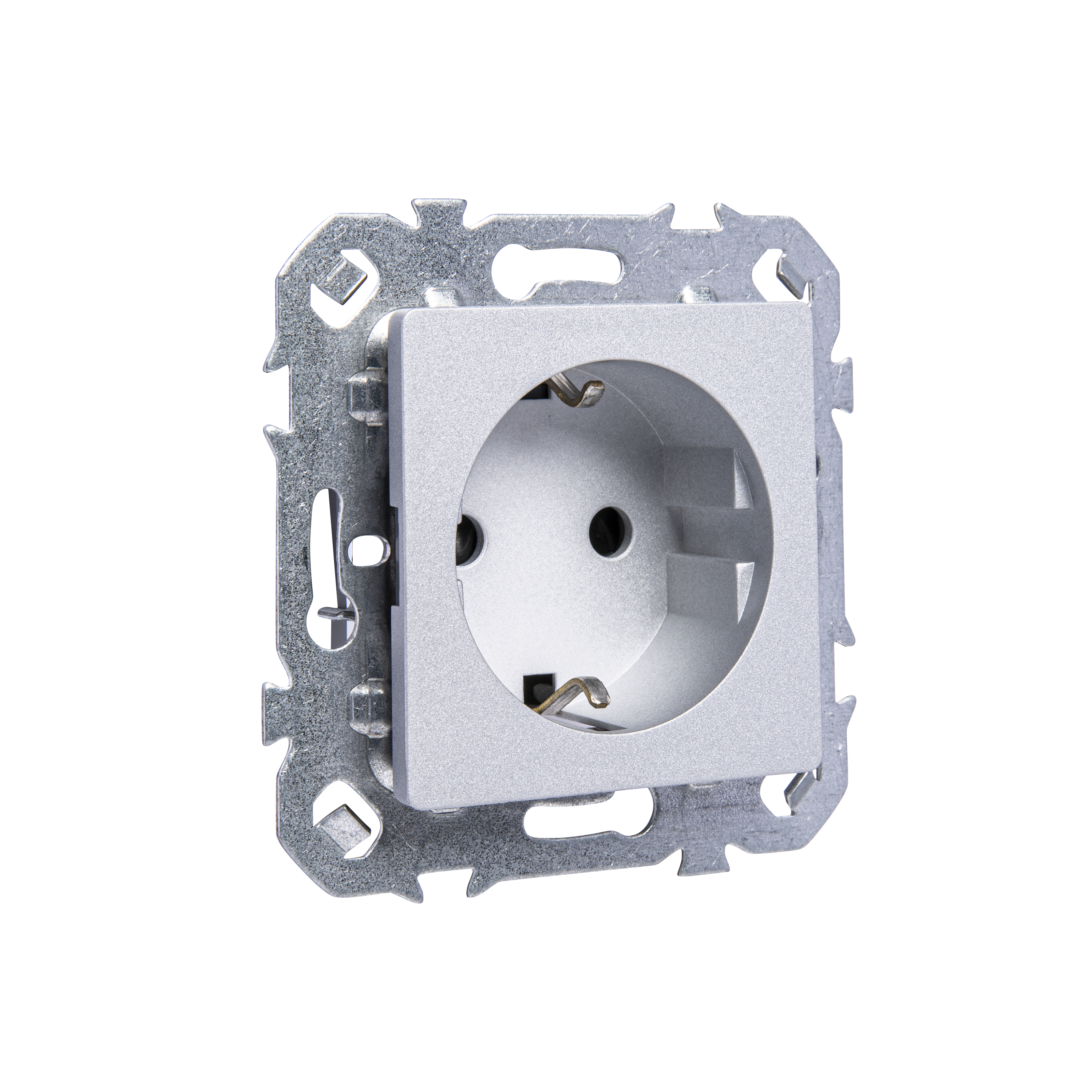 Pack reforma interruptores y enchufes para vivienda 3 habitaciones LUXIA plata - 9