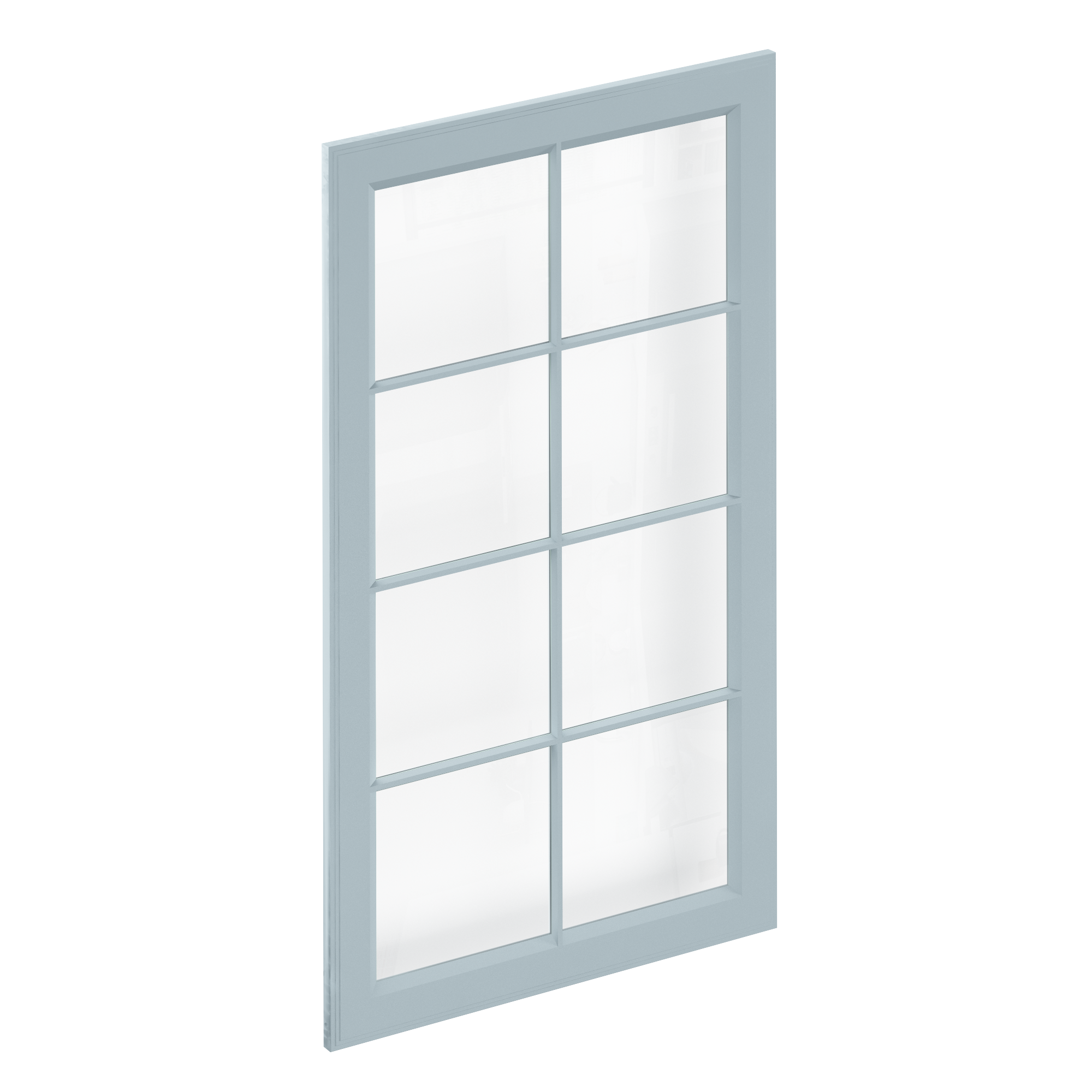 Puerta para mueble de cocina delinia id oxford azul 59.7 x 102.1 cm
