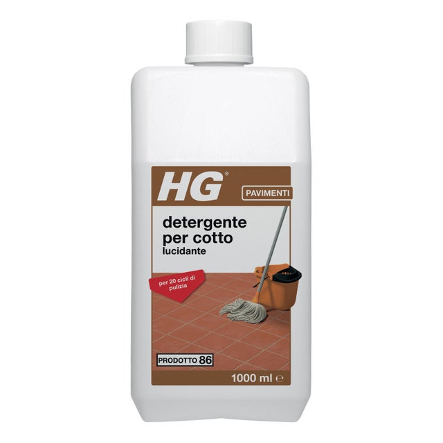 Prodotto per la manutenzione HG detergente lucidante per cotto 1 L
