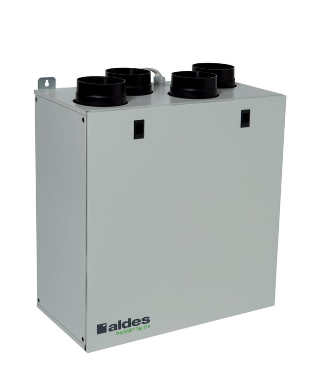 Kit VMC double flux haut rendement ALDES Aura 210