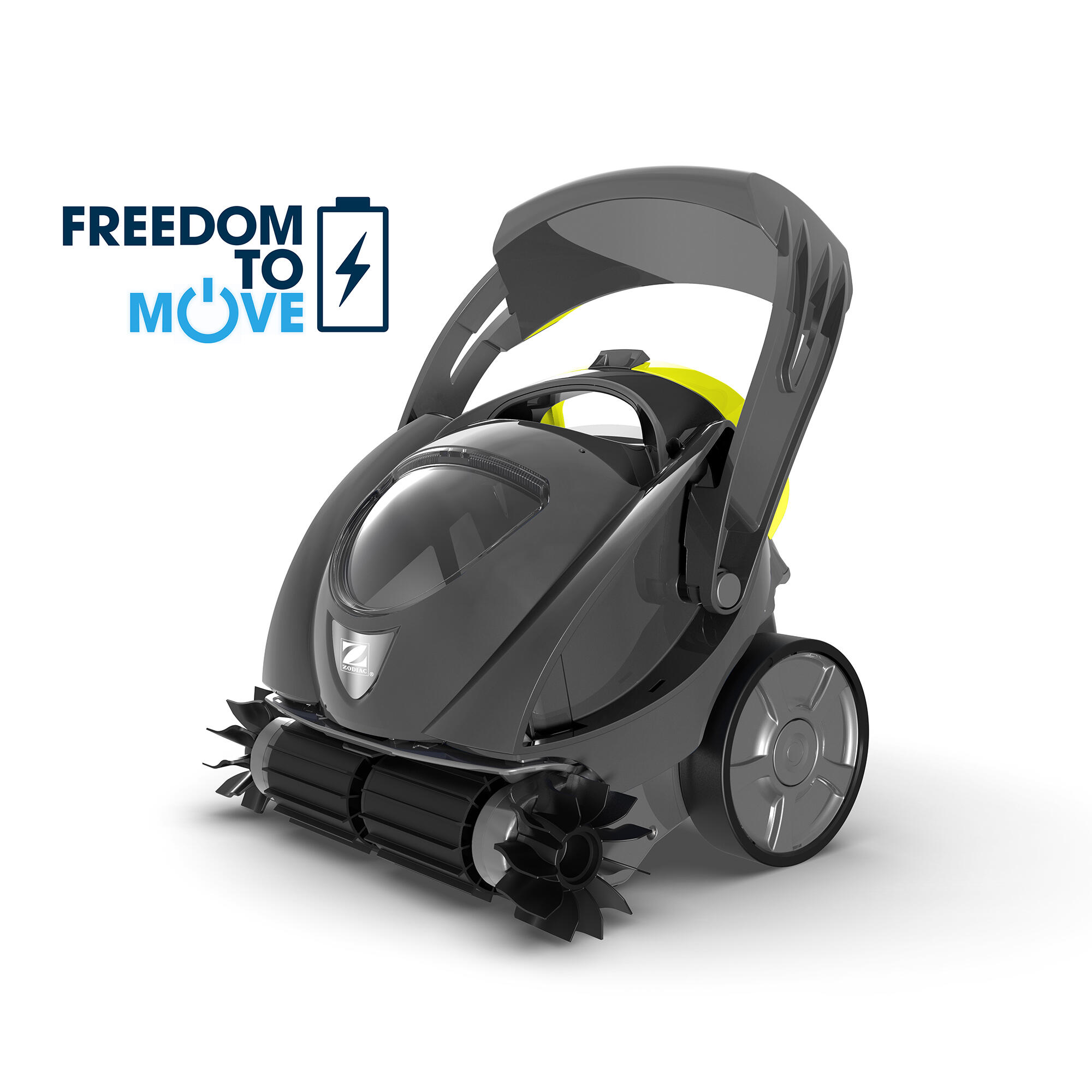 Robot limpiafondos zodiac os 0800 para fondo, línea de flotación y pared con autonomía de 60 min