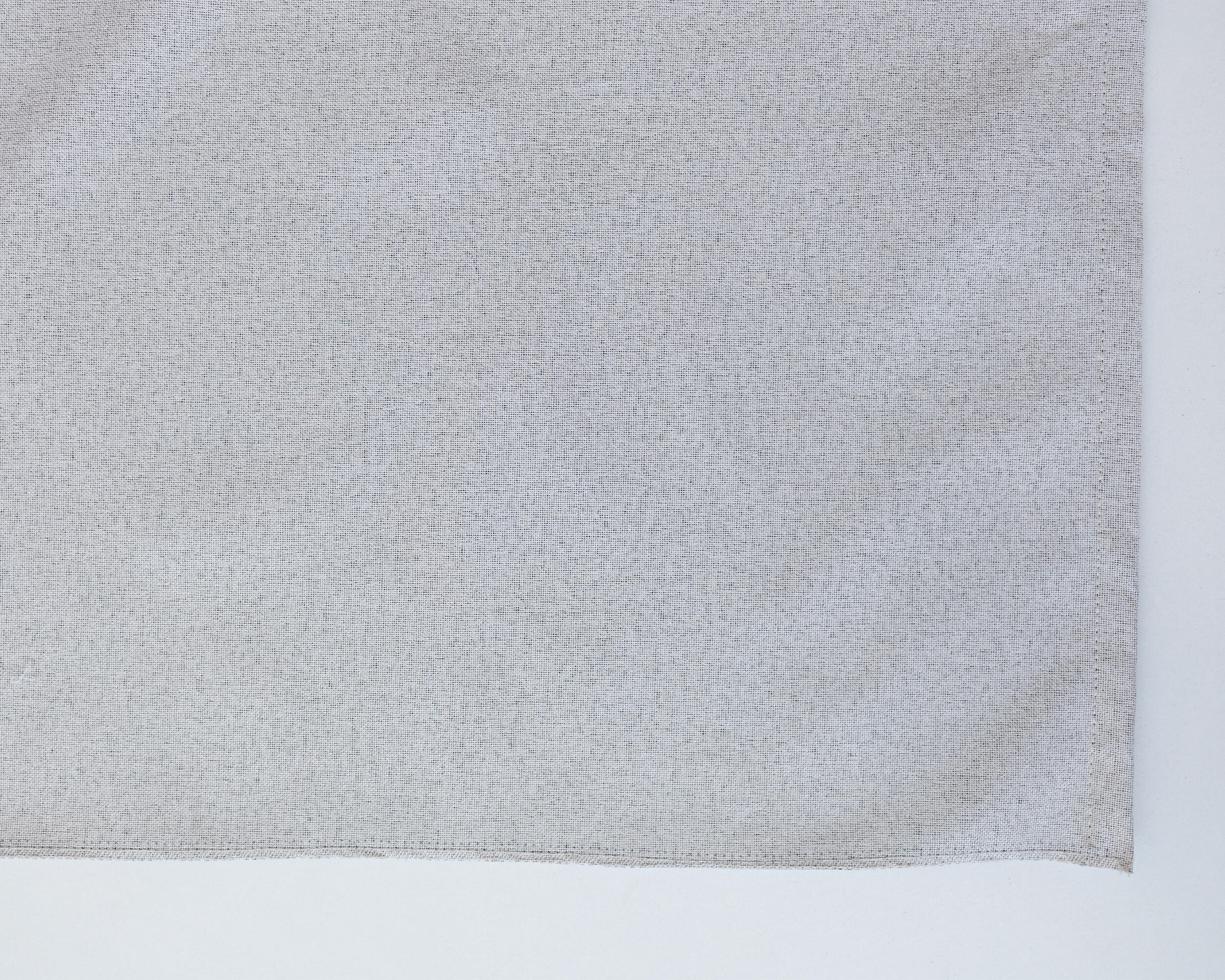 Cortina cinta frunce, trabilla oculta opaca aislante fónico Sidney poliéster de 200x270cm liso beige. Incluye cinta termoadhesiva - 4