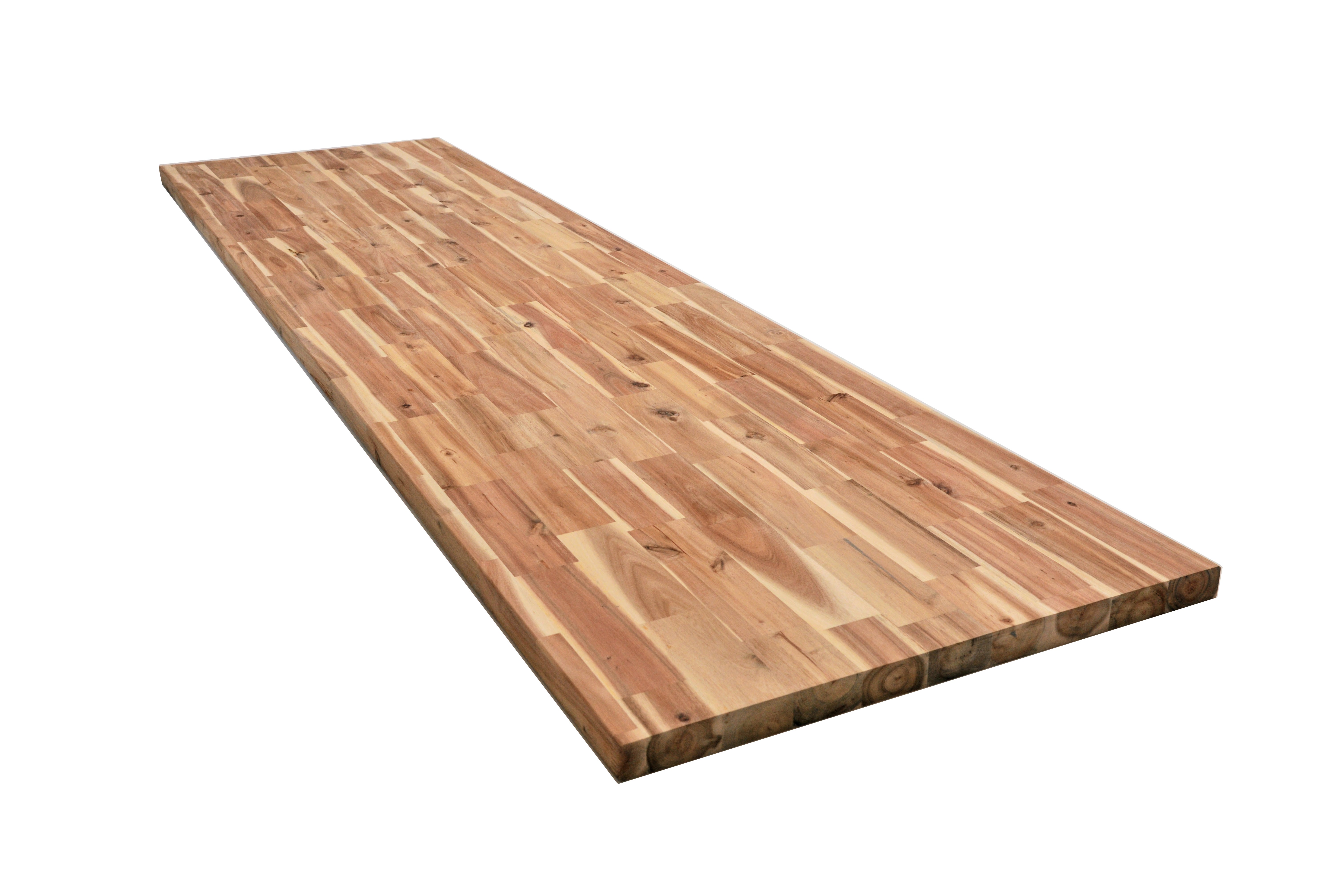 Encimera de cocina madera maciza acacia 250x65 cm espesor 38mm