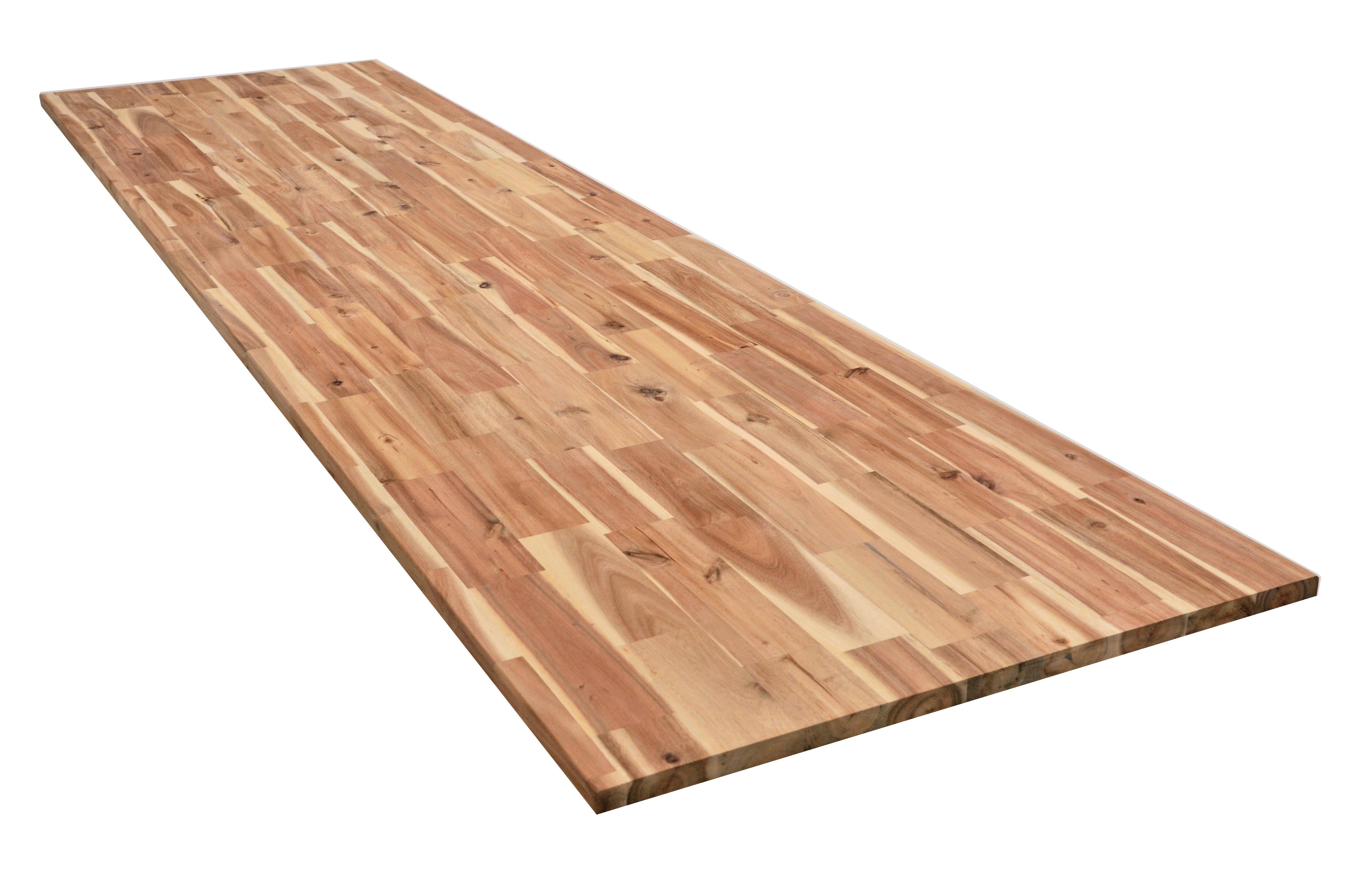 Encimera de cocina madera maciza acacia 250x65 cm espesor 26mm