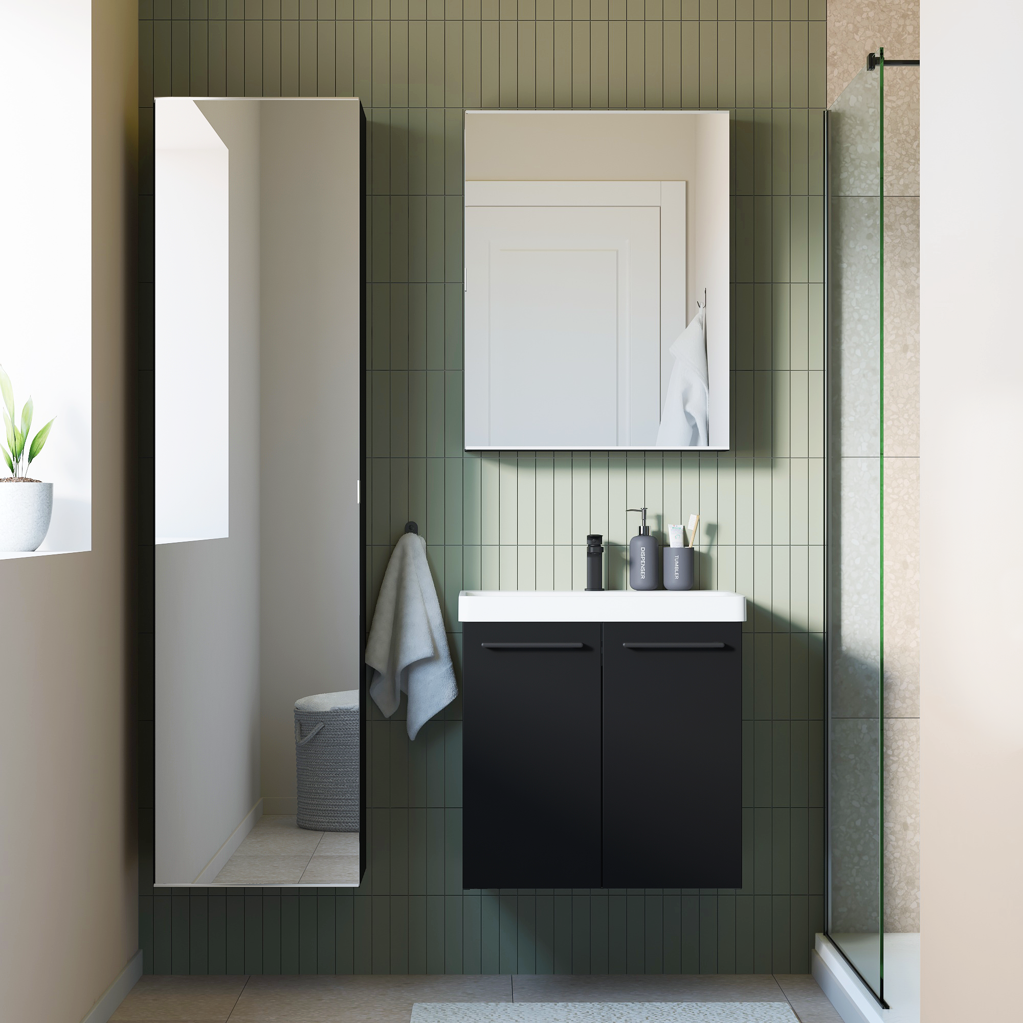 Umywalka meblowa Remix New 61 X 49.5 Sensea - 13