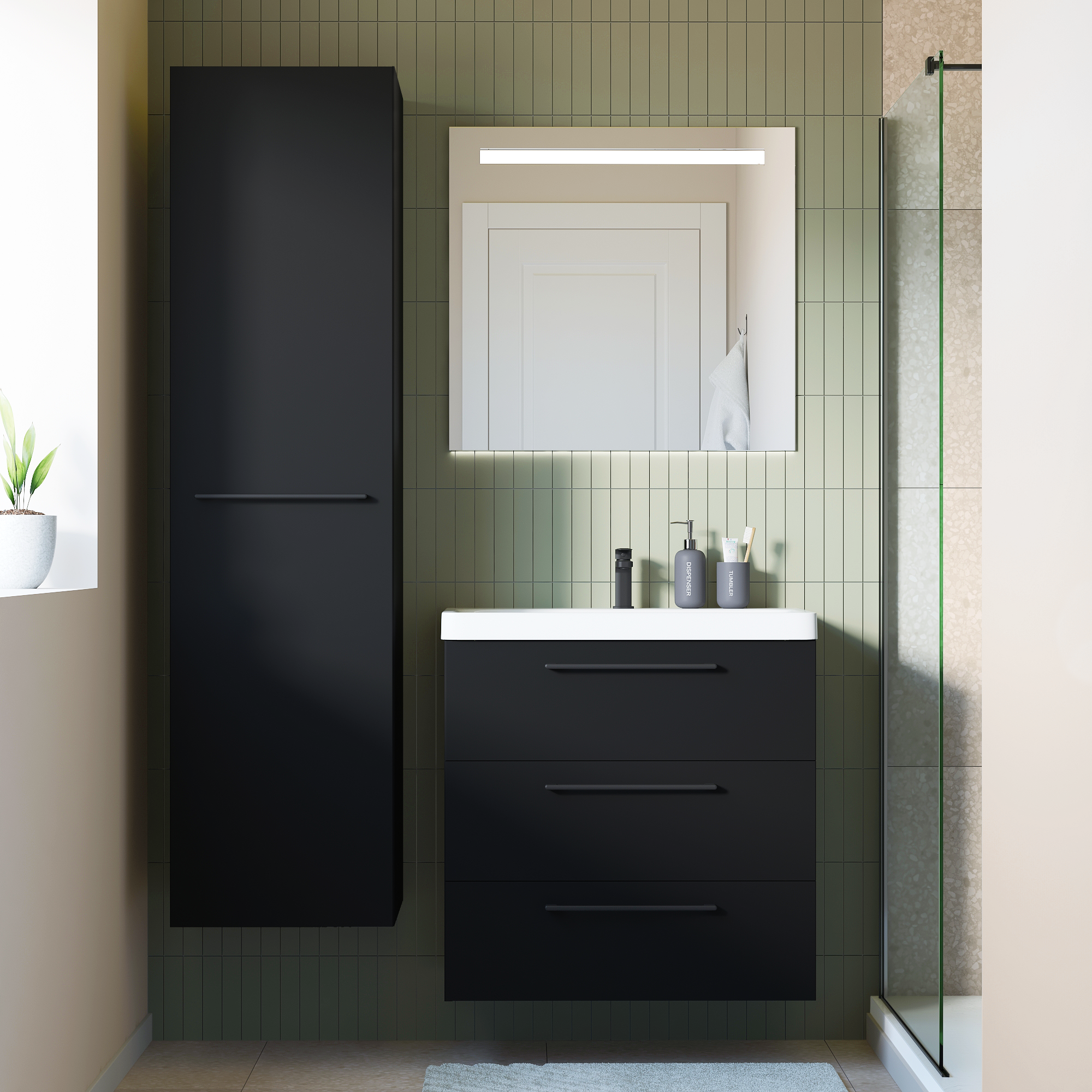 Plan simple vasque Remix Céramique l.76.3 x P.49,7cm/vidage inclus - 7