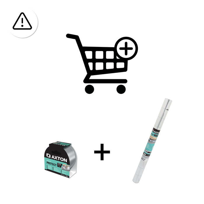 cinta adhesiva y barrera de vapor 