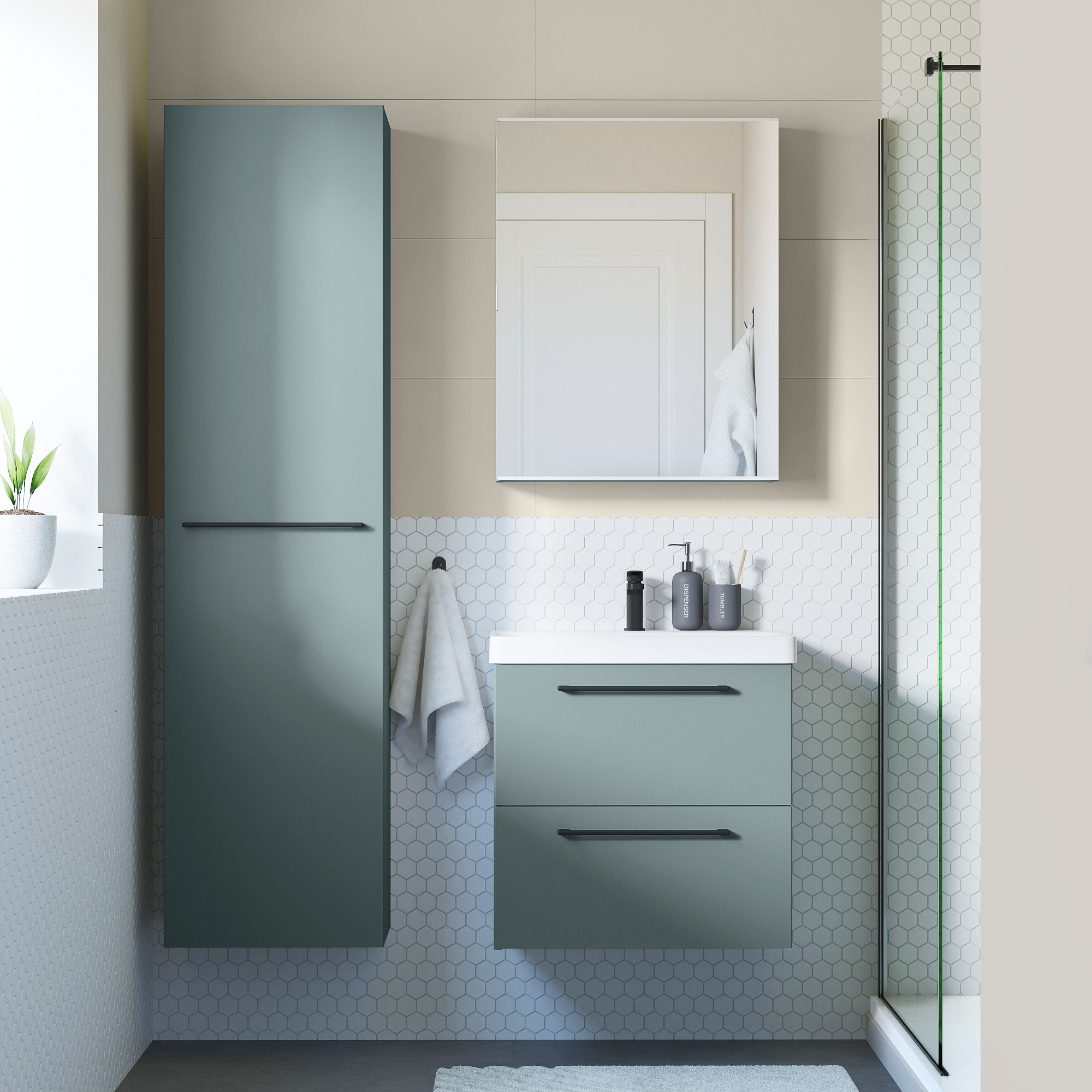 Umywalka meblowa Remix New 61 X 49.5 Sensea - 11