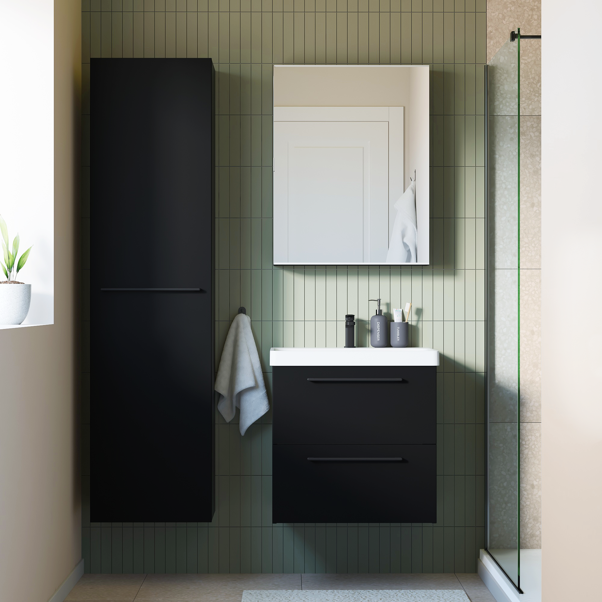 Umywalka meblowa Remix New 61 X 49.5 Sensea - 10