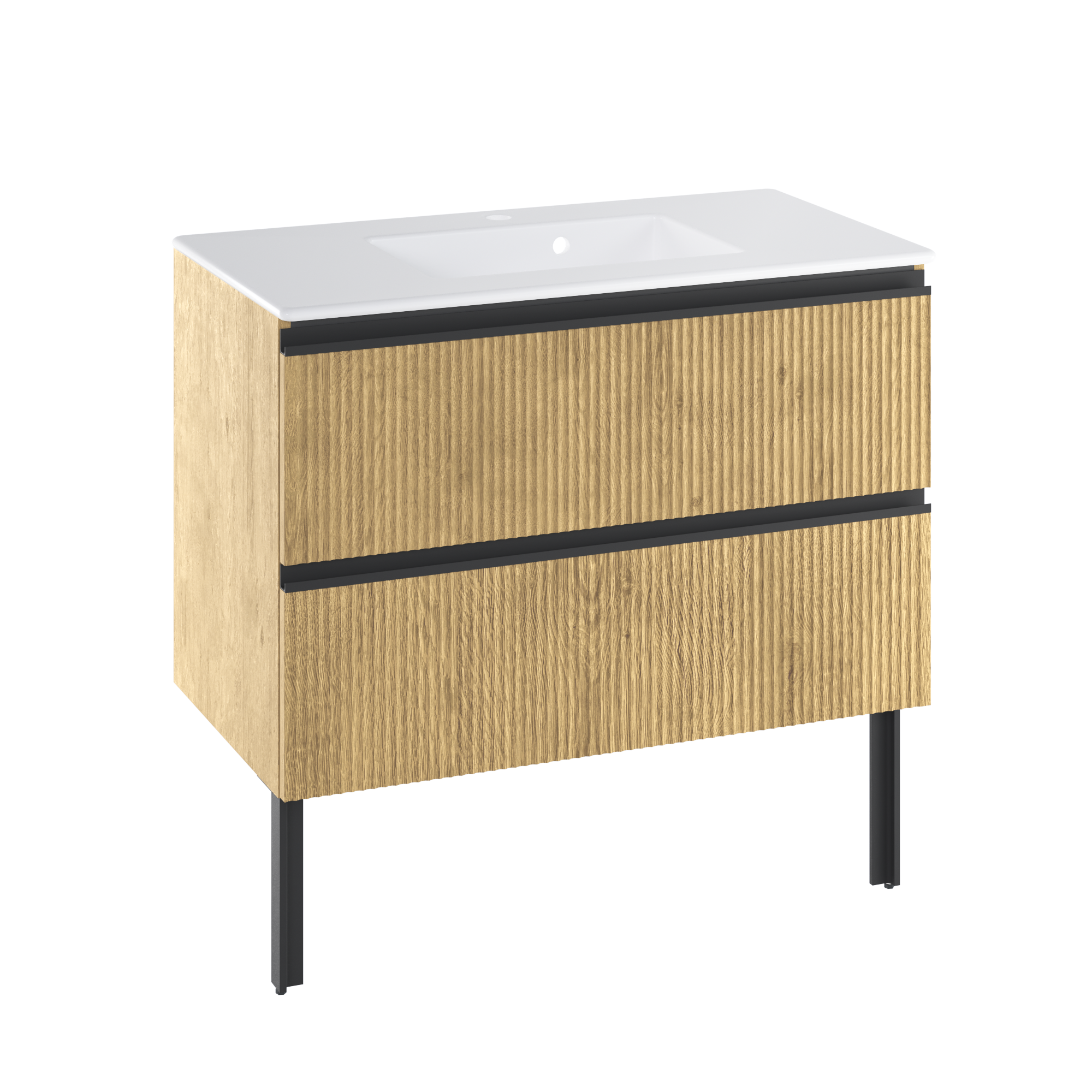 Pied ajustable SENSEA Studio noir anodisé - 10