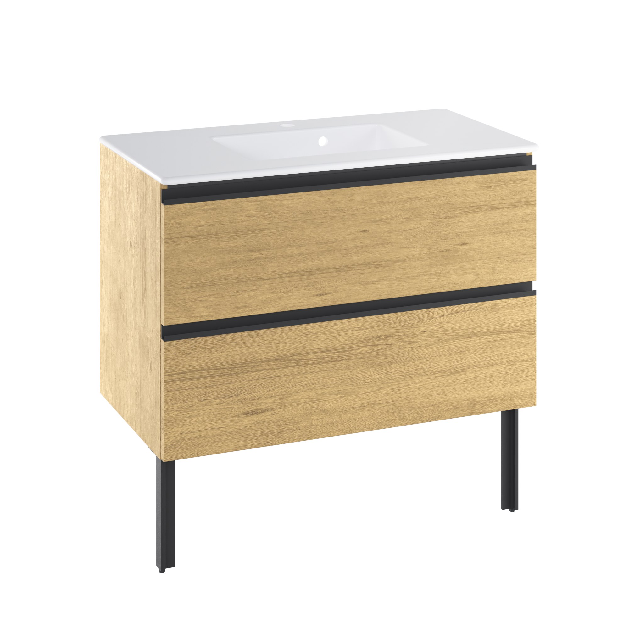 Pied ajustable SENSEA Studio noir anodisé - 9