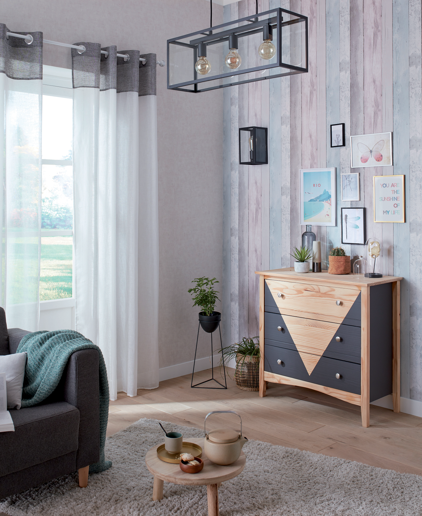 Moldura Lila 50 x 70 cm pvc branco Inspire - 11