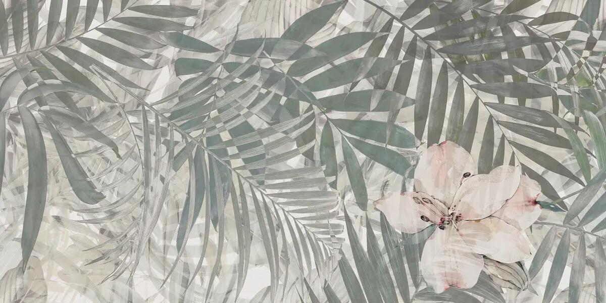 Piastrella da rivestimento interno 60 x 120 cm Sp. 9.5 mm rettificato Flora Cold in gres porcellanato smaltato multicolore satinato 1.44 mq - 4