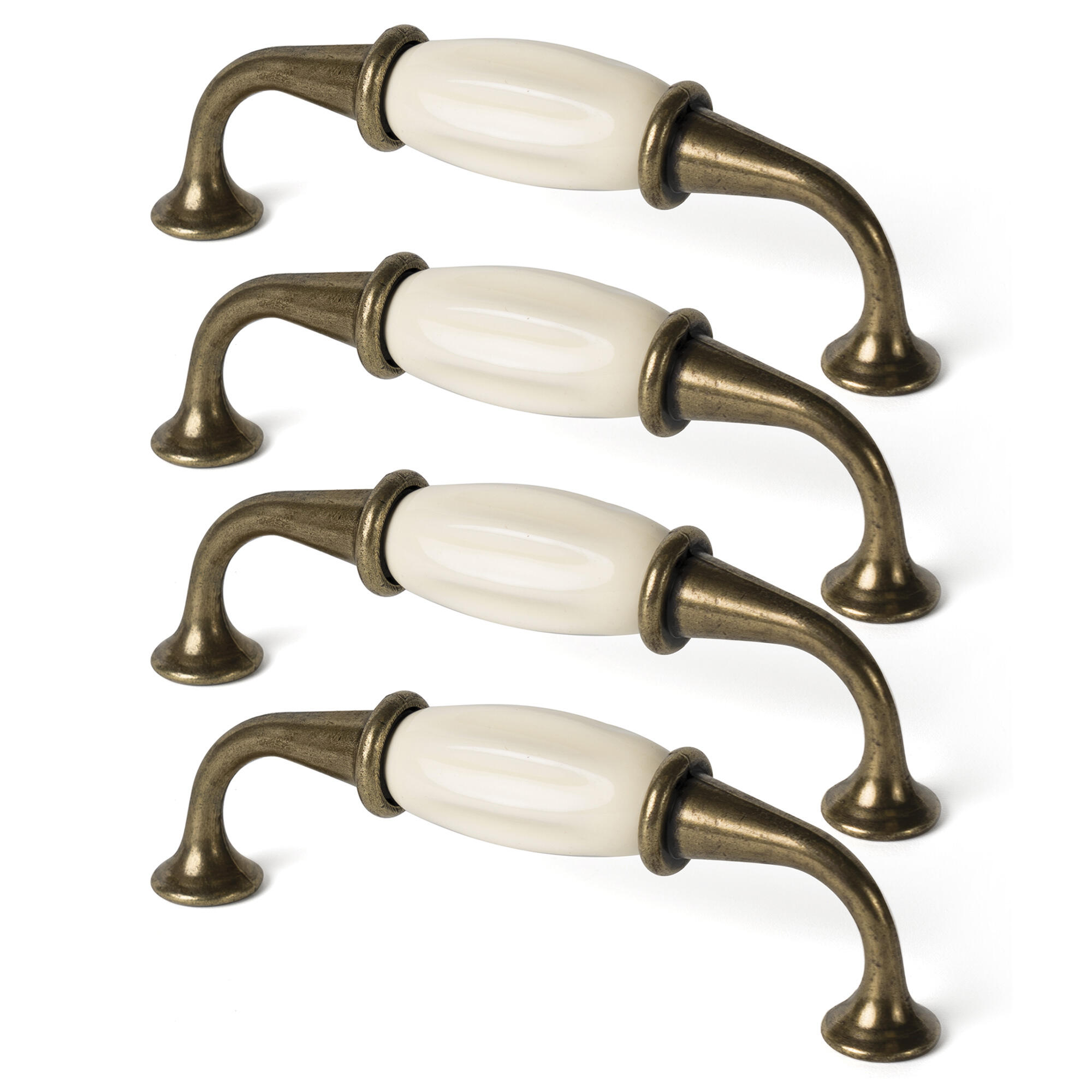 4 tirador de mueble nesu beige distancia entre eje 128 mm