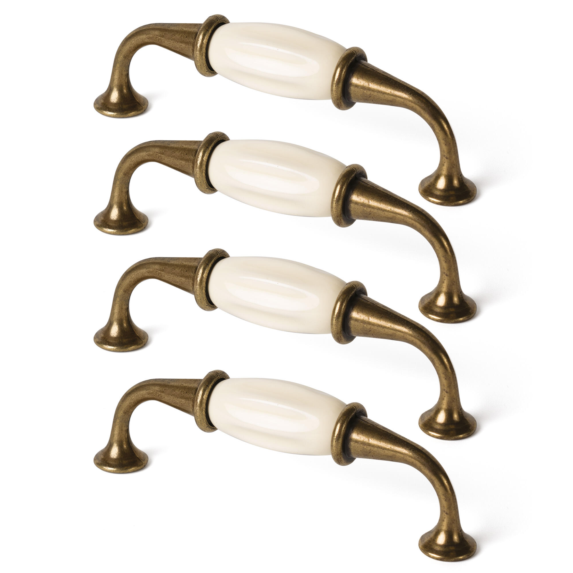 4 tirador de mueble nesu beige distancia entre eje 96 mm