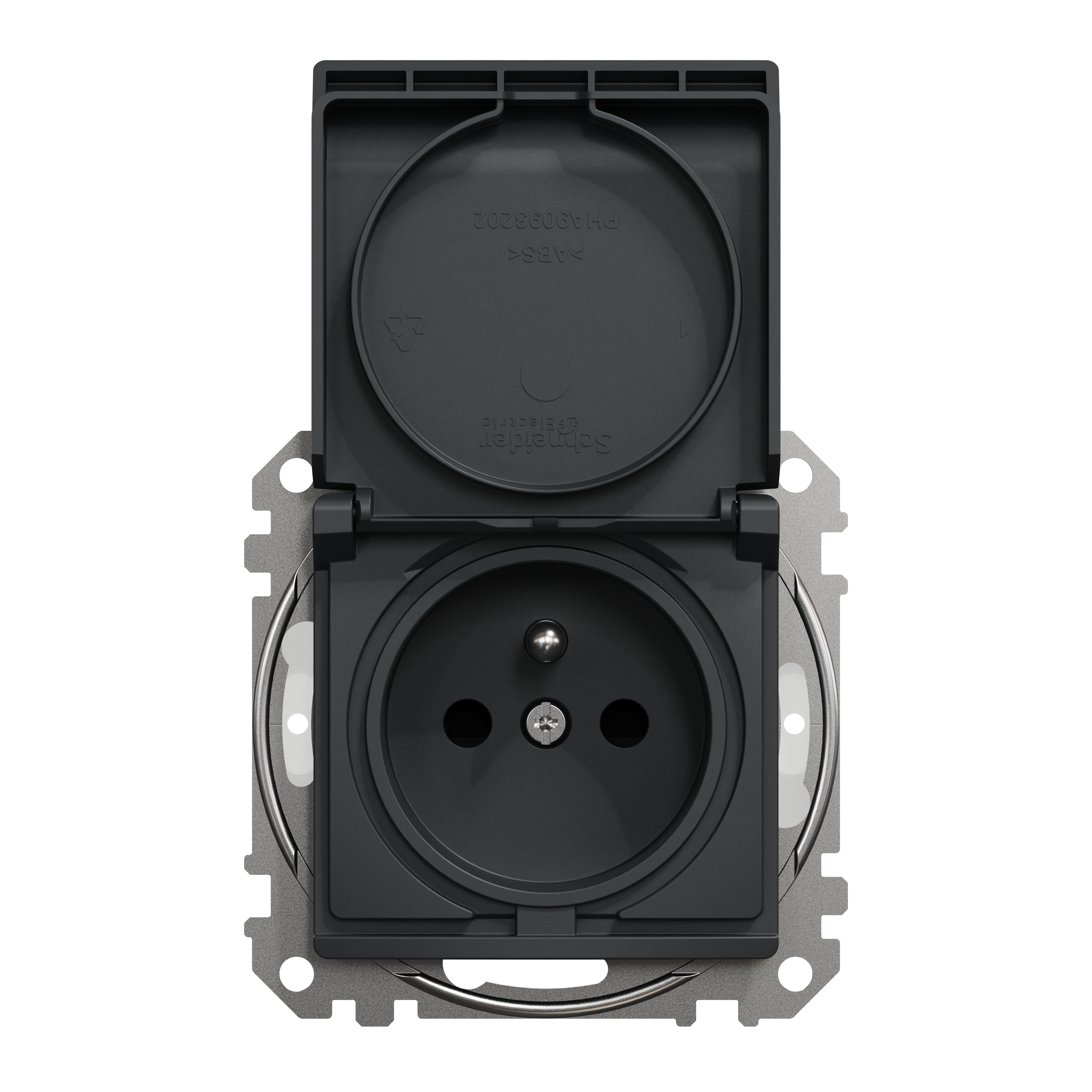 Gniazdo pojedyncze IP44 antracyt SEDNA DESIGN SCHNEIDER ELECTRIC