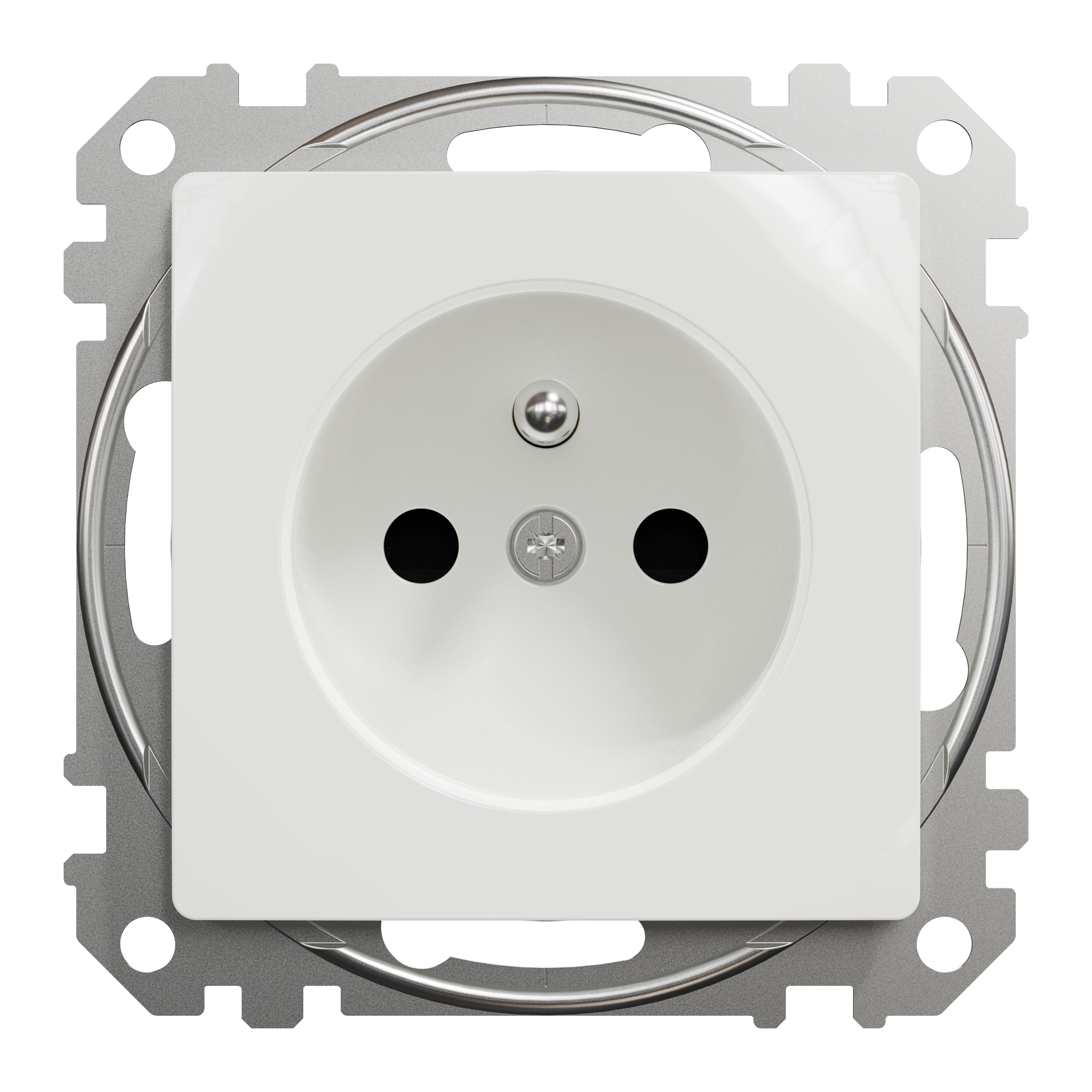 Gniazdo pojedyncze biały SEDNA DESIGN SCHNEIDER ELECTRIC