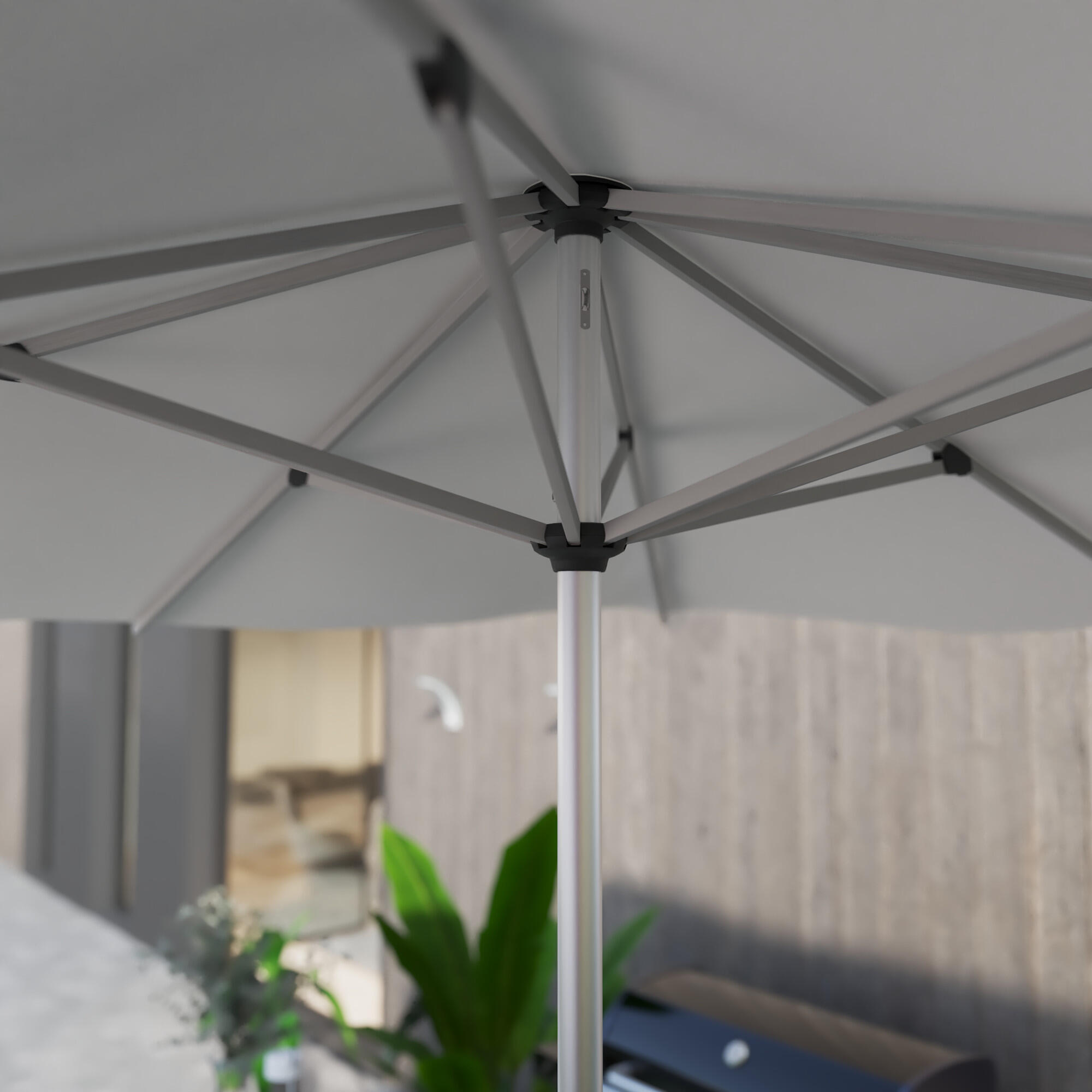 Guarda-sol NATERIAL aura ii 290x290cm branco - 3