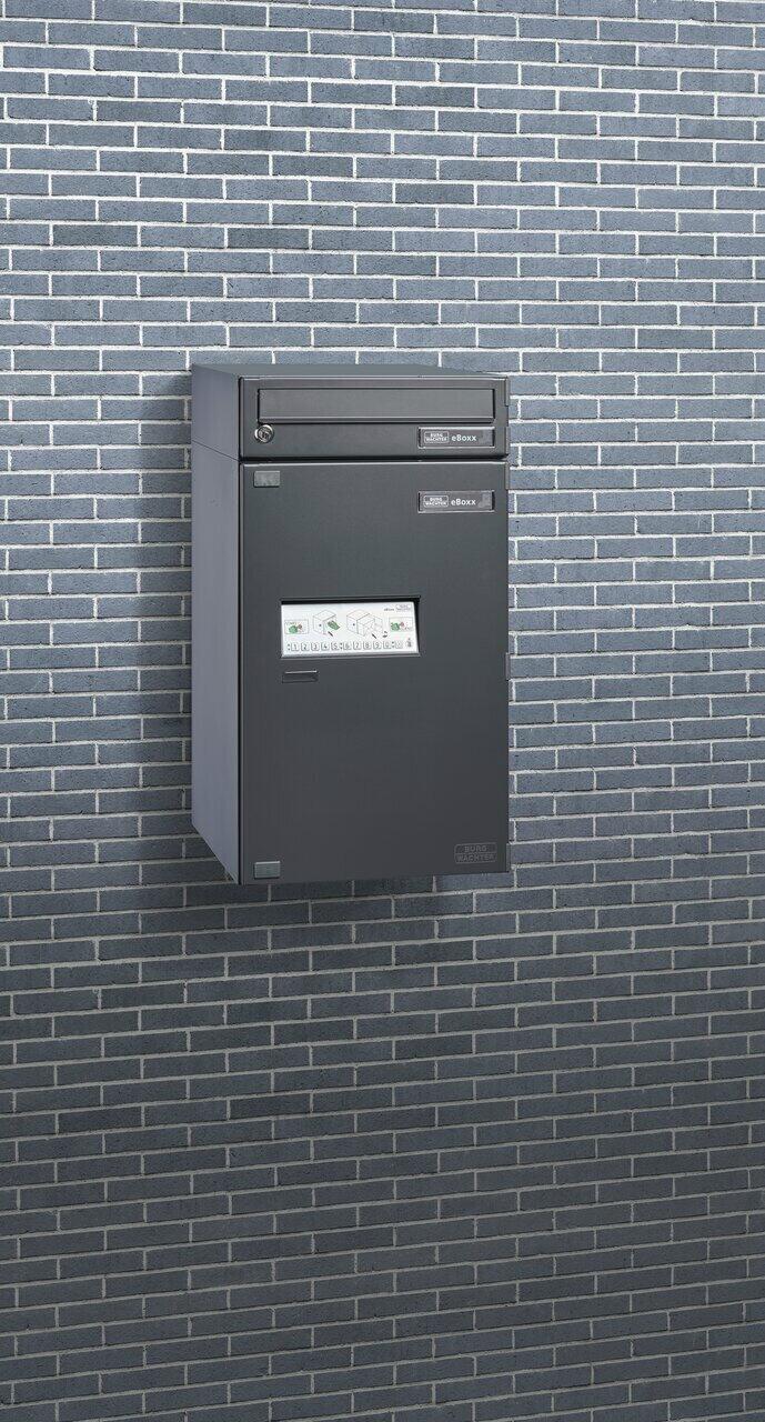 Boîte à colis électronique 1 porte extérieur Eboxx E635 BURG-WACHTER blanc - 4