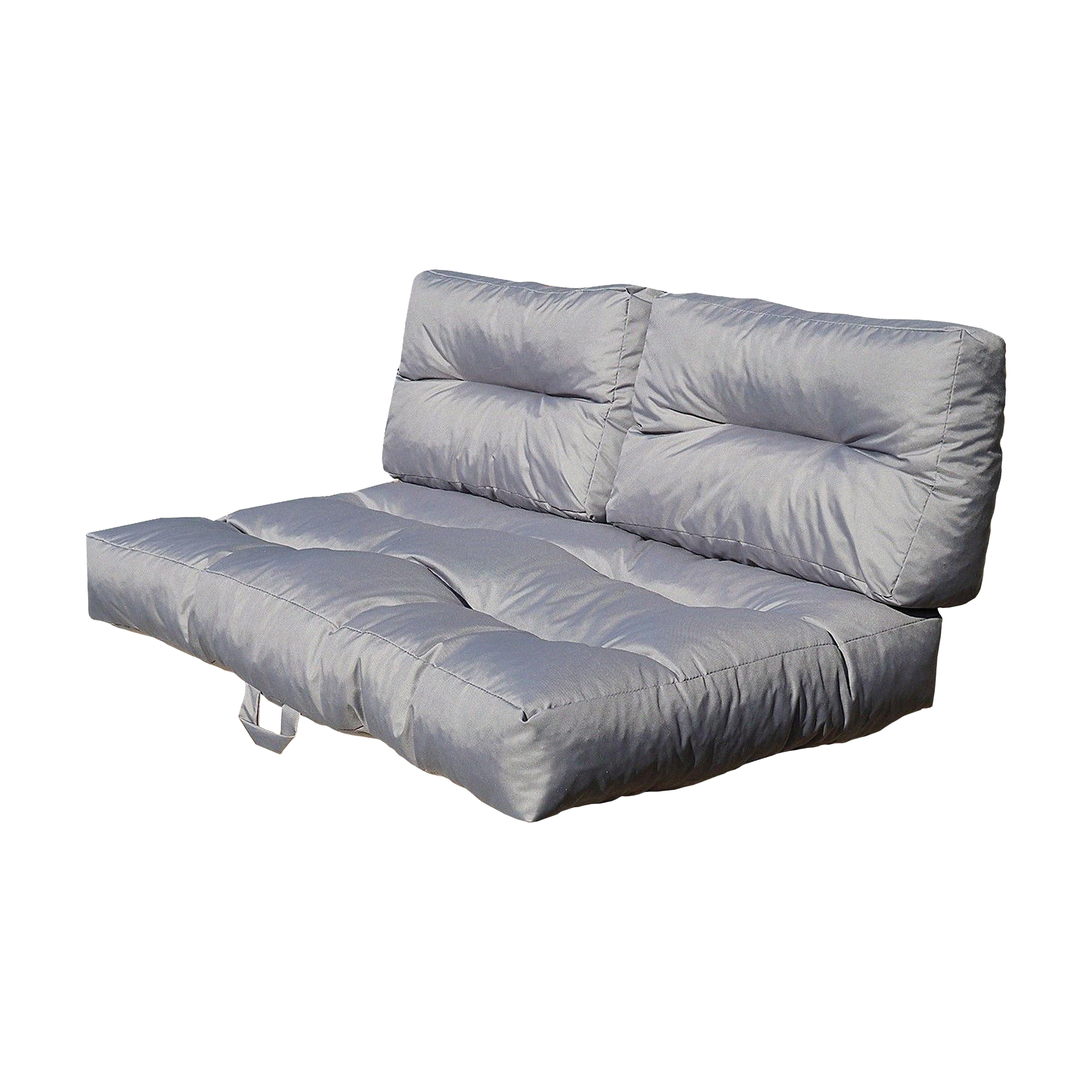 Poduszki na meble z palet 120x80x50 cm 3 szt. szare Vog