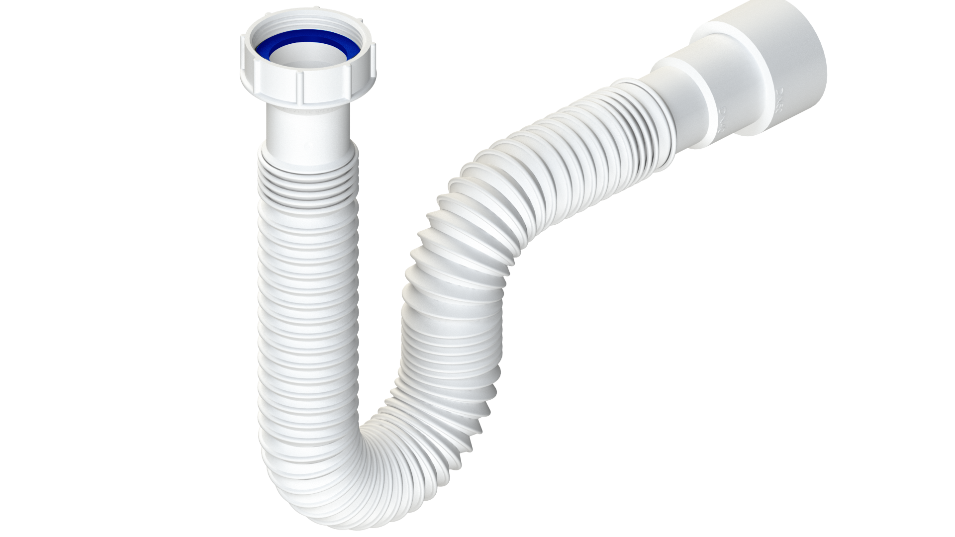 Tubo flessibile di scarico 90° - 45 x 32 mm per il collegamento al