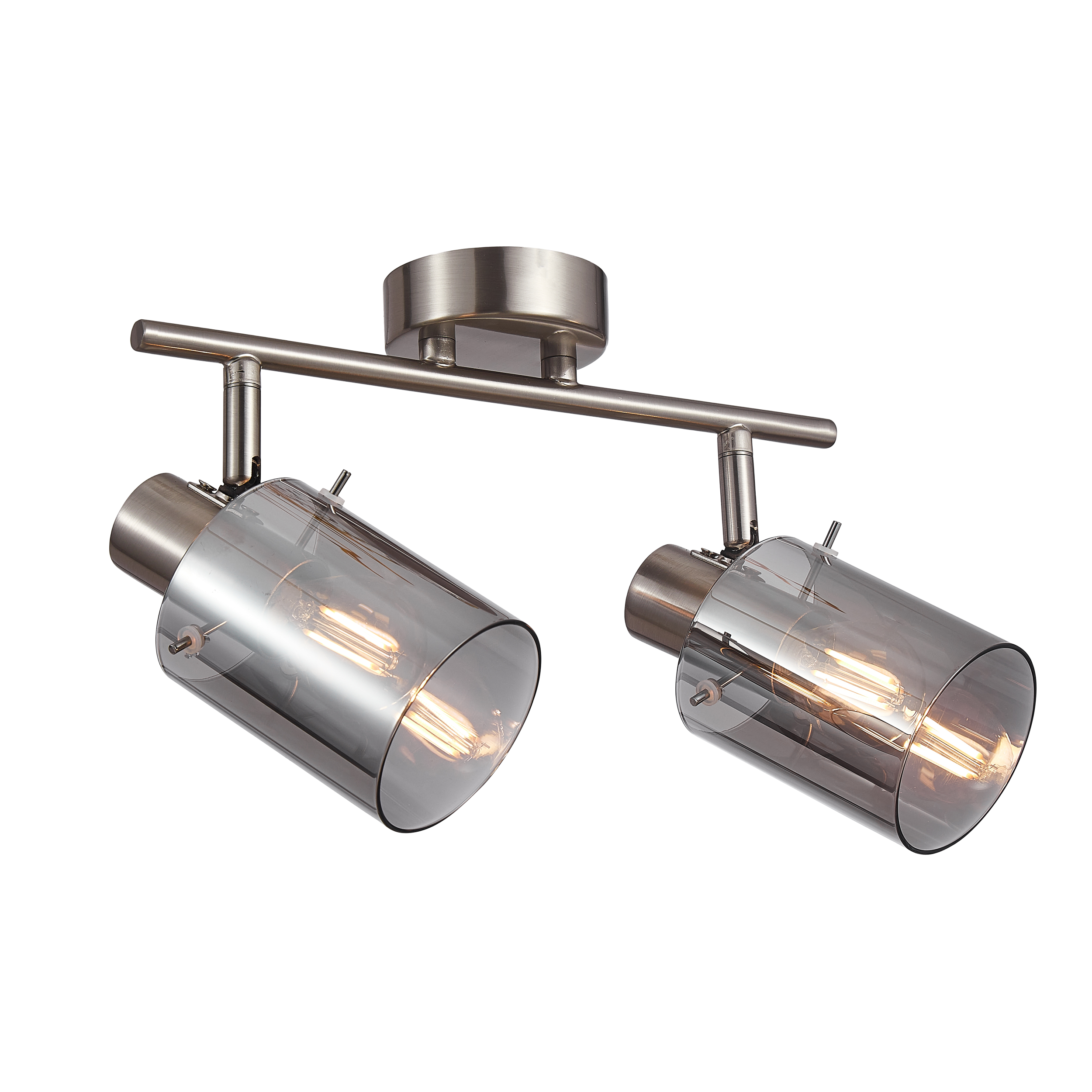 Listwa reflektorowa Sardo nikiel 2 x E14 Italux