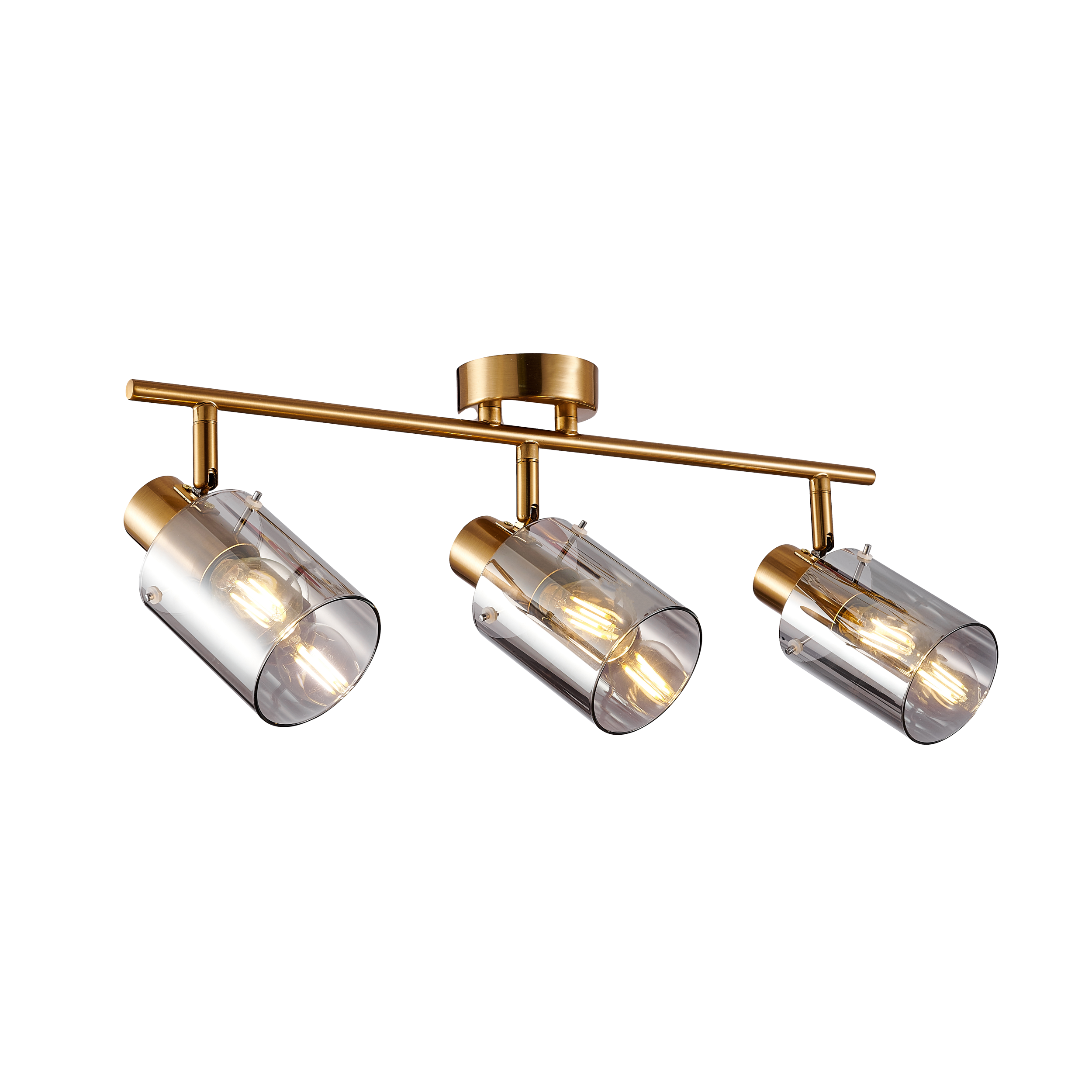 Listwa reflektorowa Sardo mosiądz 3 x E14 Italux