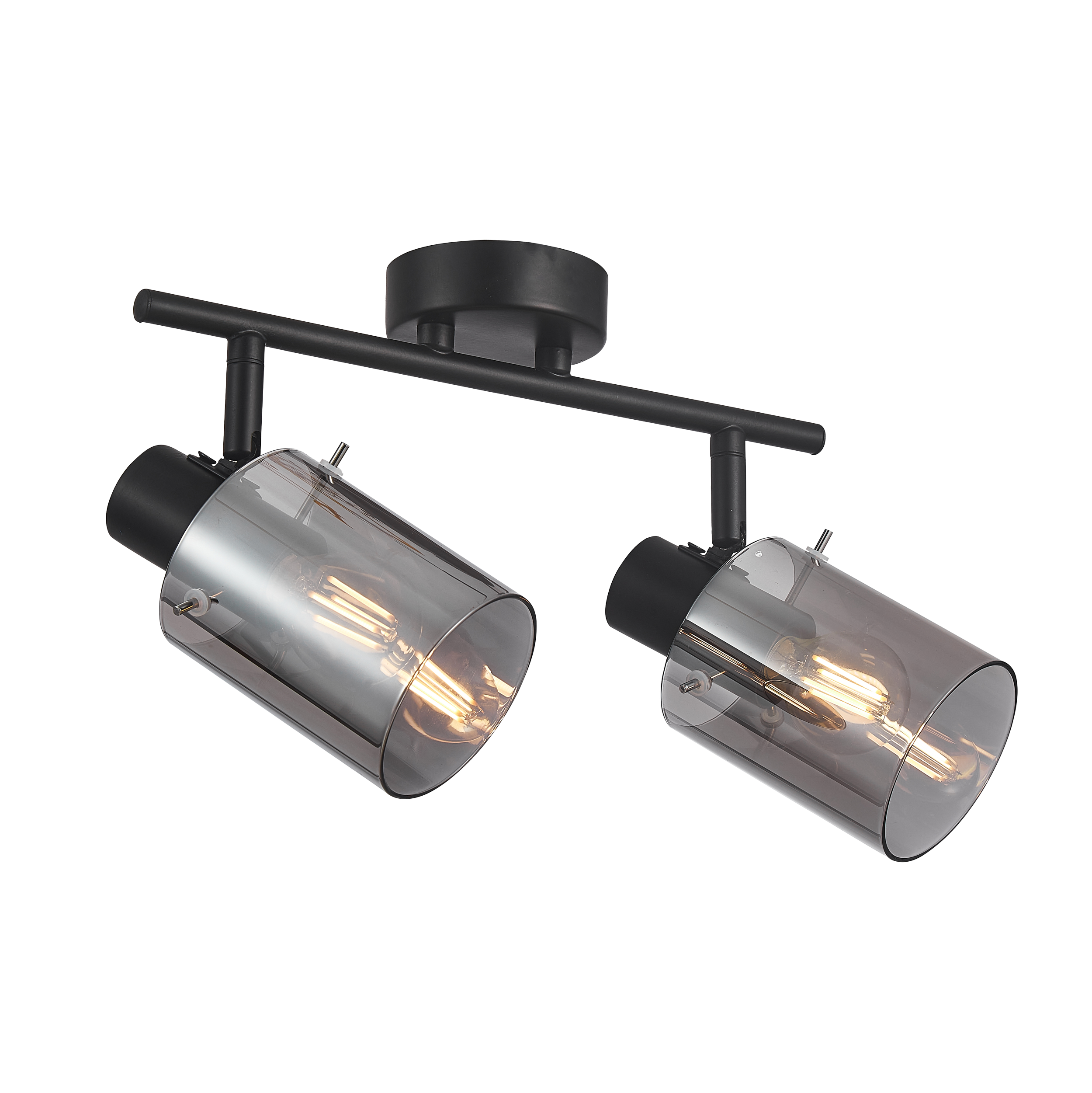 Listwa reflektorowa Sardo czarna 2 x E14 Italux