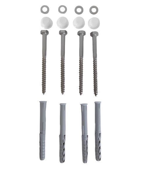 Kit pour fixation platine rallongé pour platine sur muret Closium LDD ...