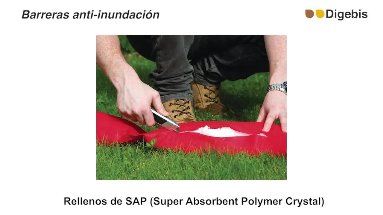 Barrera anti inundaciones HYDROSACK 60x48 cm. Bolsa de 2 unidades - 3