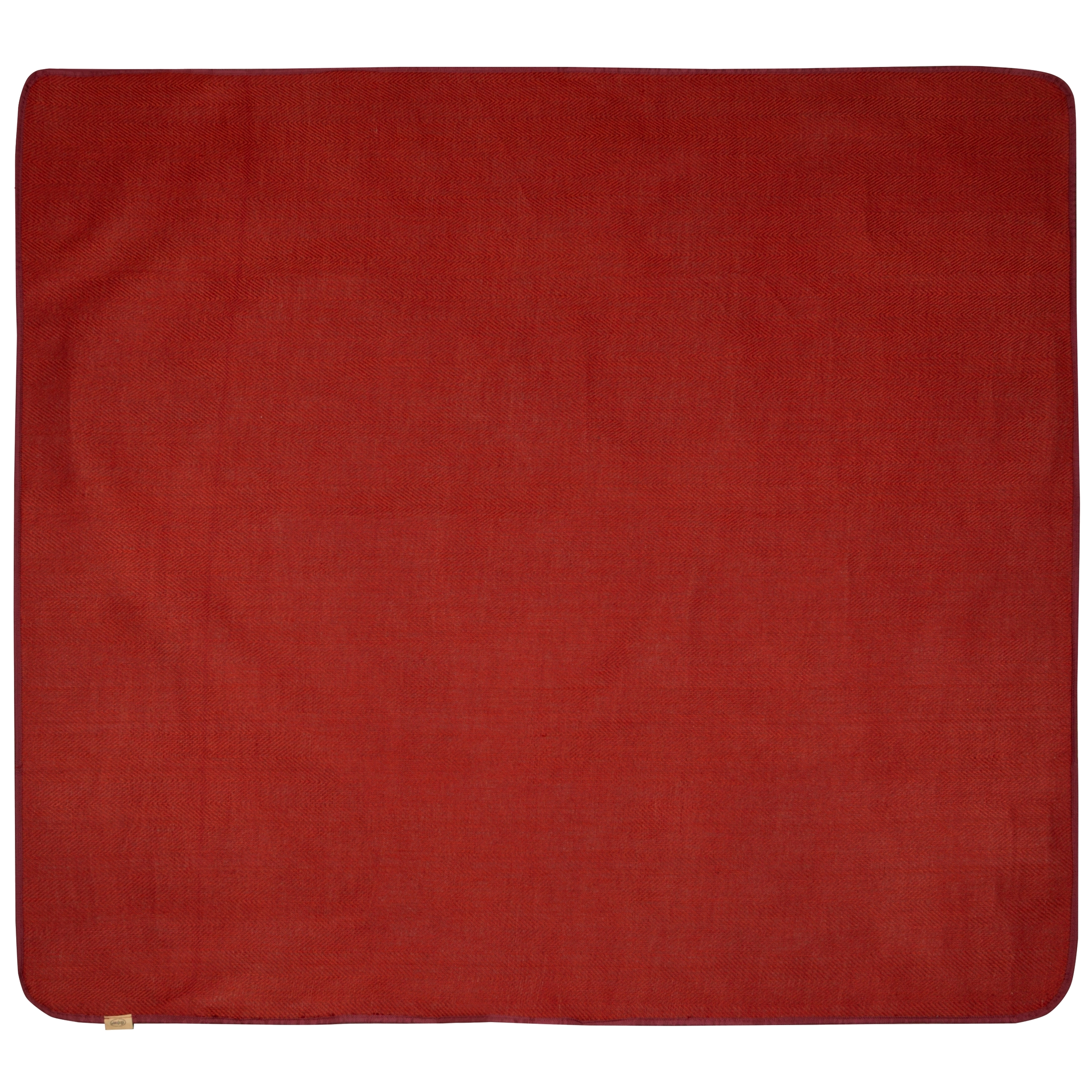 Plaid Ernest en velours cotelé gris 130 x 150 cm