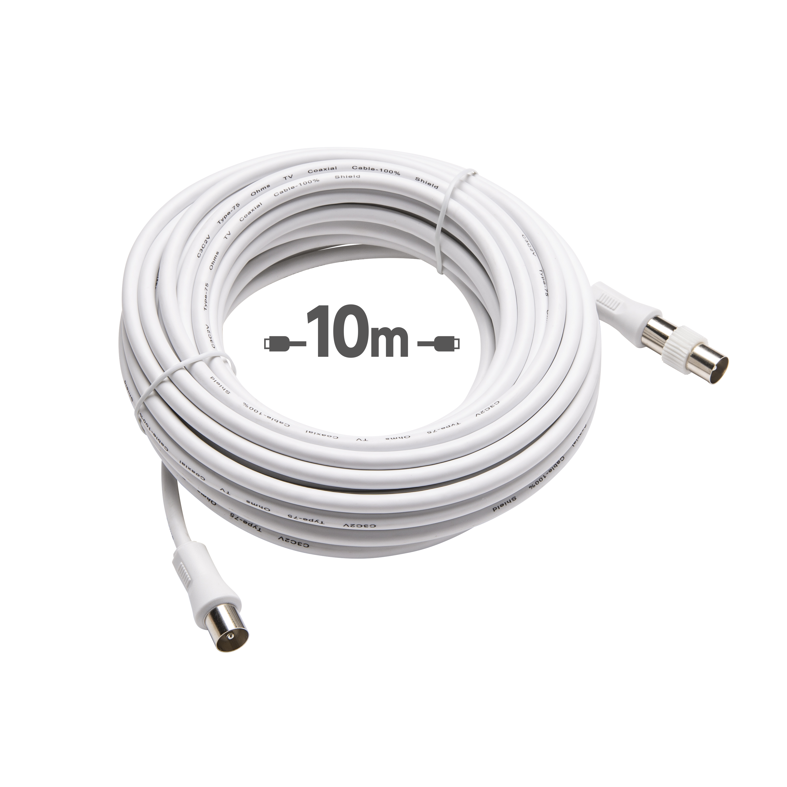 Extensão TV macho/fêmea 10M adaptador Lexman - 10