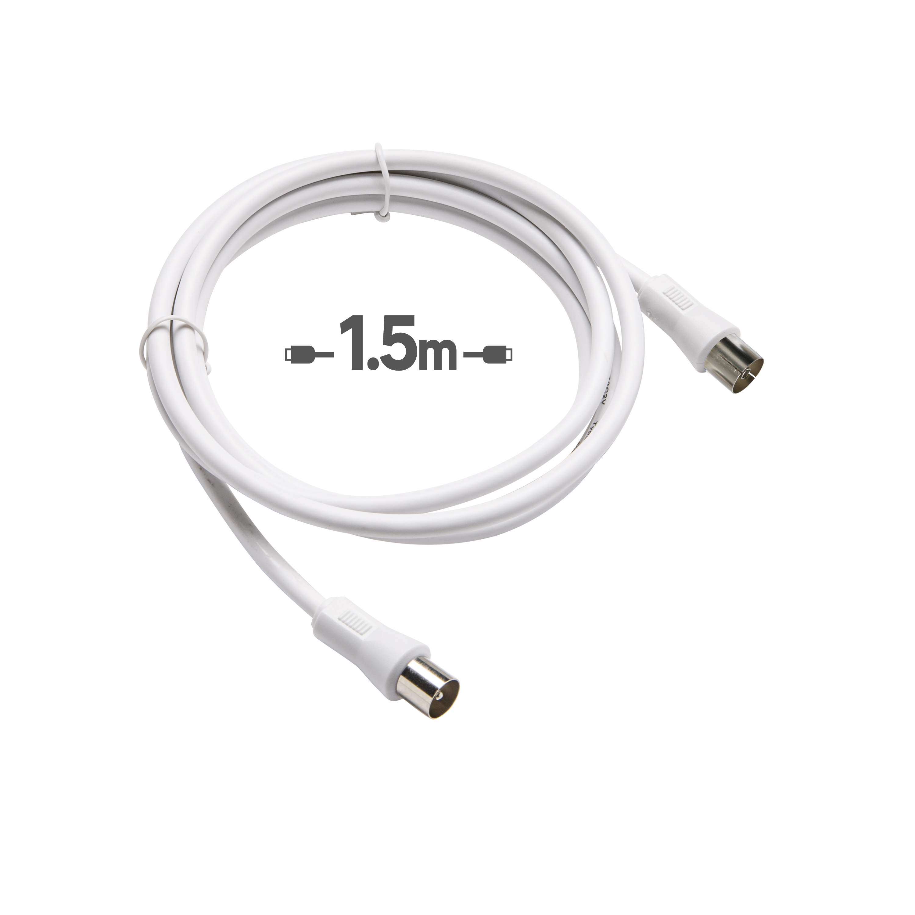 Cabo coaxial sem adaptador macho/fêmea 9,5mm Lexman - 6