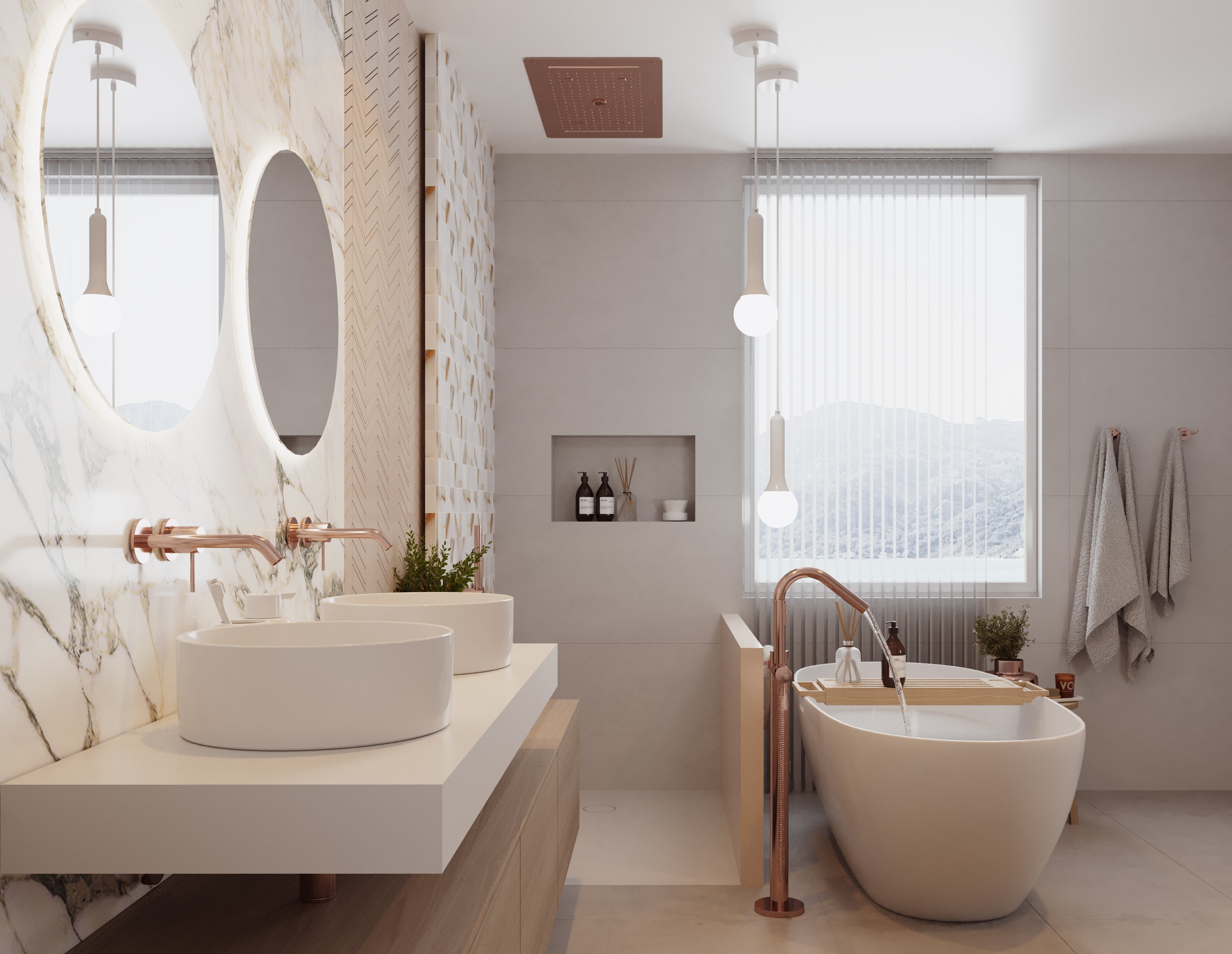 Baños con bañera y ducha: relax y estilo Leroy Merlin