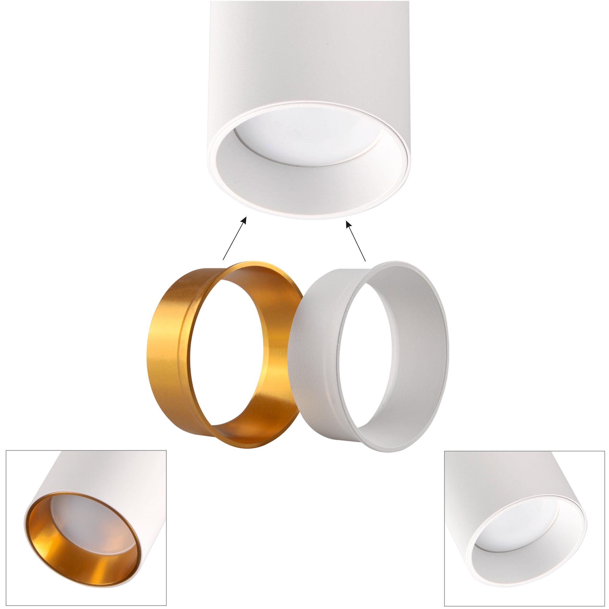 Listwa reflektorowa Maribel biało-złota 6 x GU10 Goldlux - 8