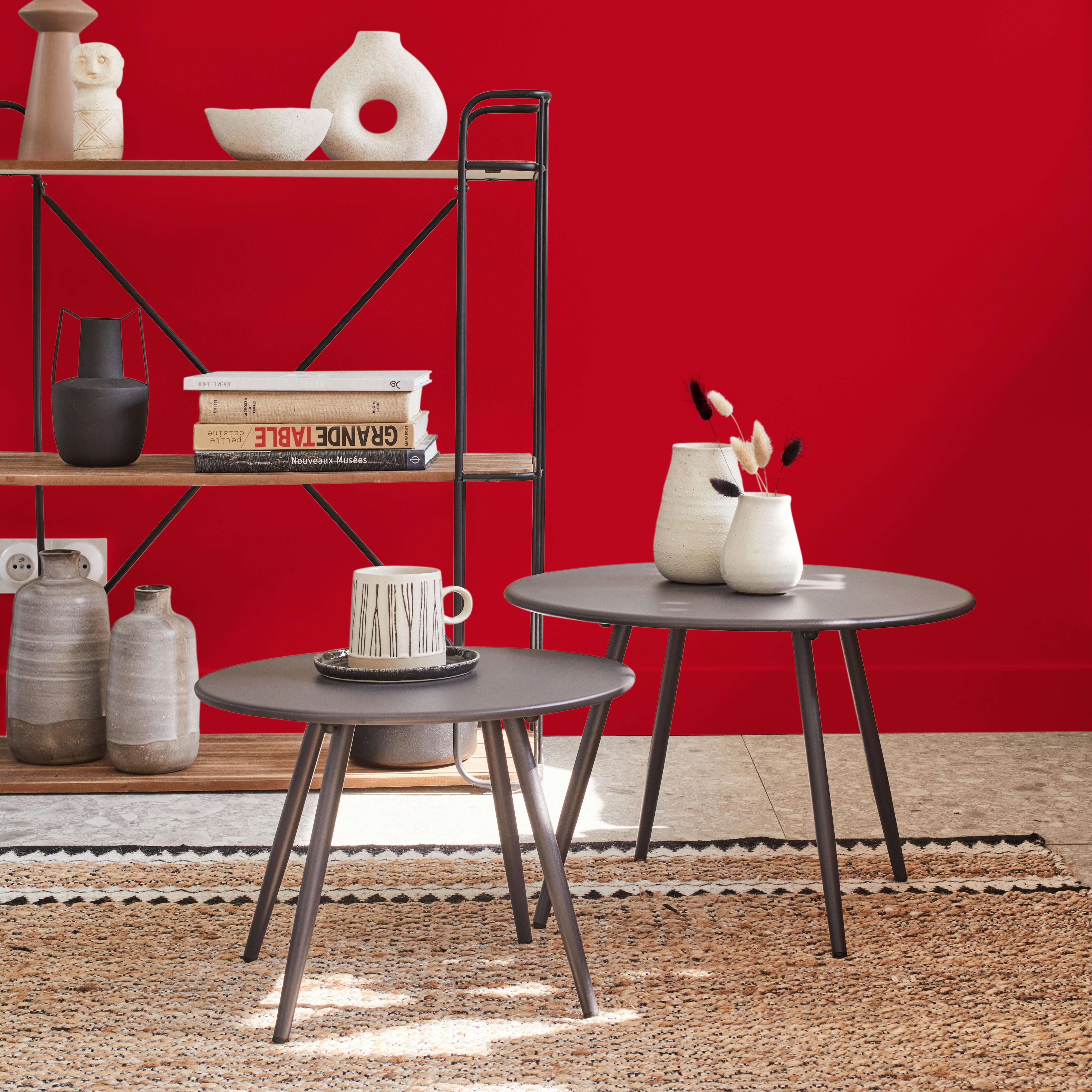 Pittura per interni per parete e soffitto lavabile, LUXENS murale rosso crimson 2 opaco, 2.5 L - 2