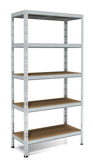 Scaffalatura Metallo E MDF - Portata 875 Kg Per Garage E Officina - Foto 5