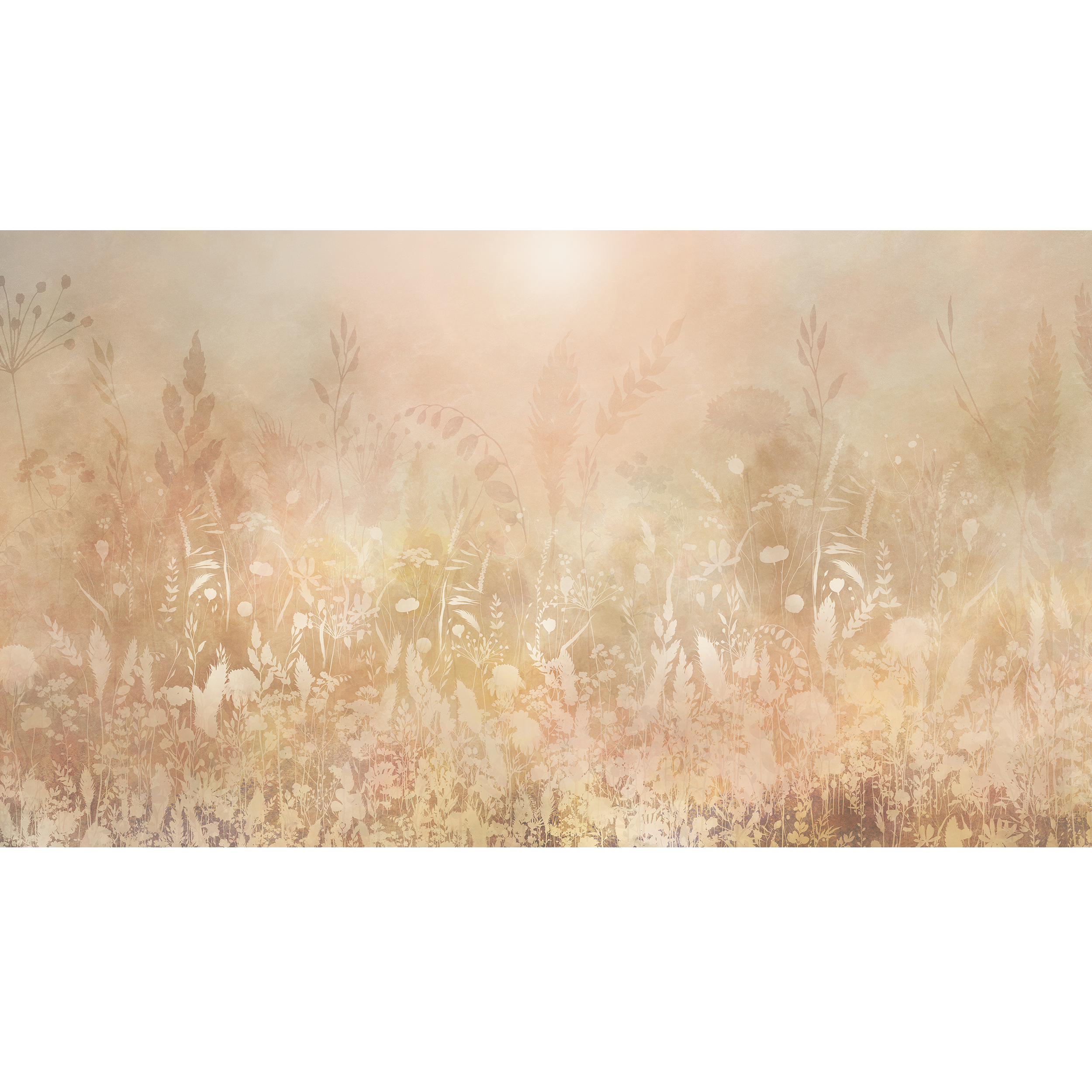 Mural Ginger Trawy Boho 500 x 280 cm delikatna struktura