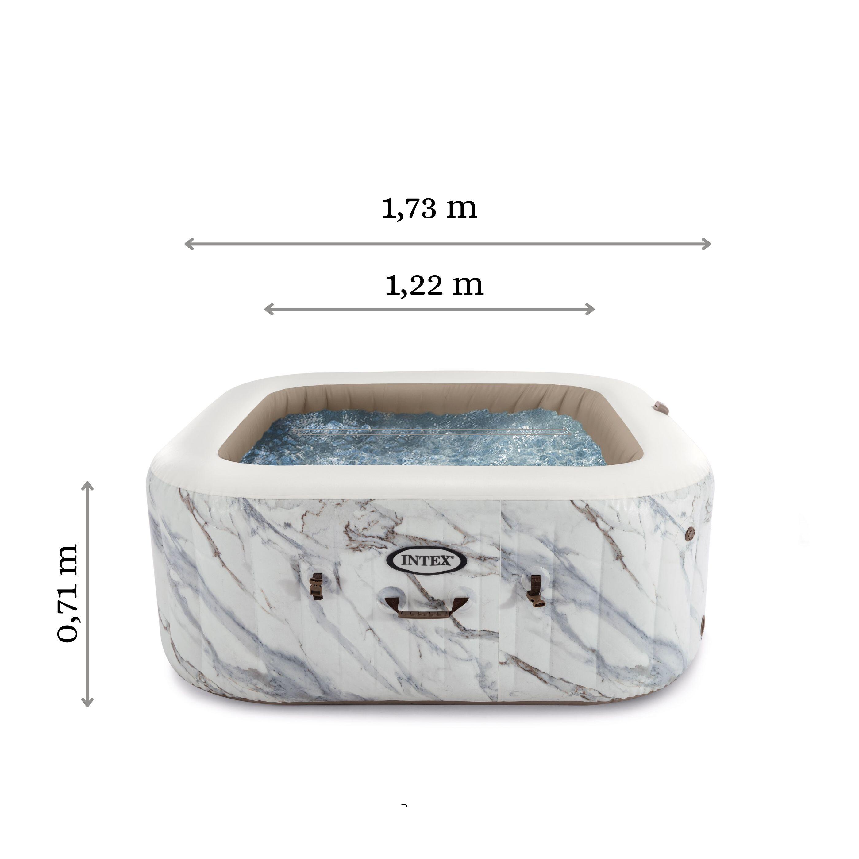 Pure Spa gonflable INTEX CALACATTA carré 4 places - 3