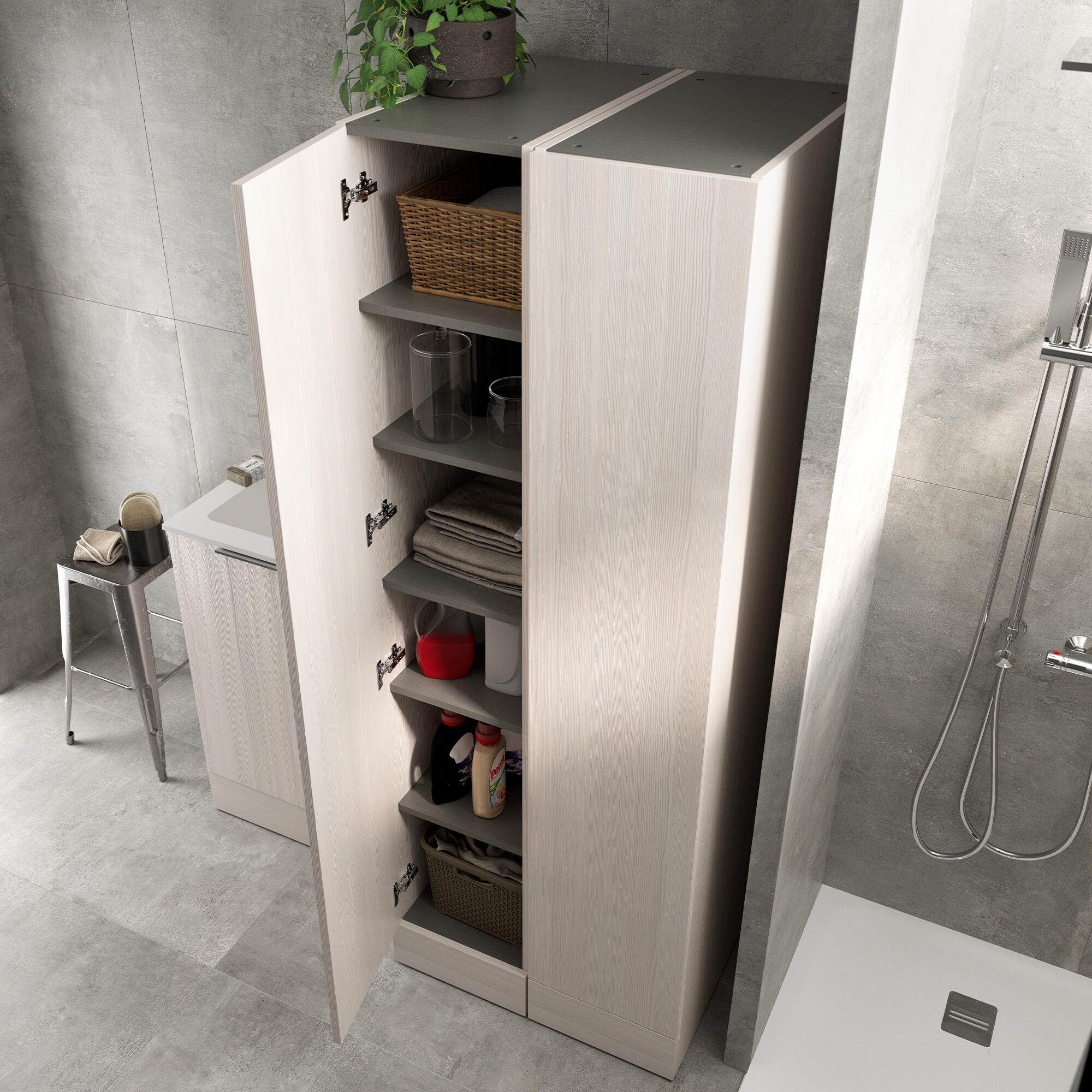 Mensola in truciolare Jnka L 31 x P 60 x H 12 cm - 4