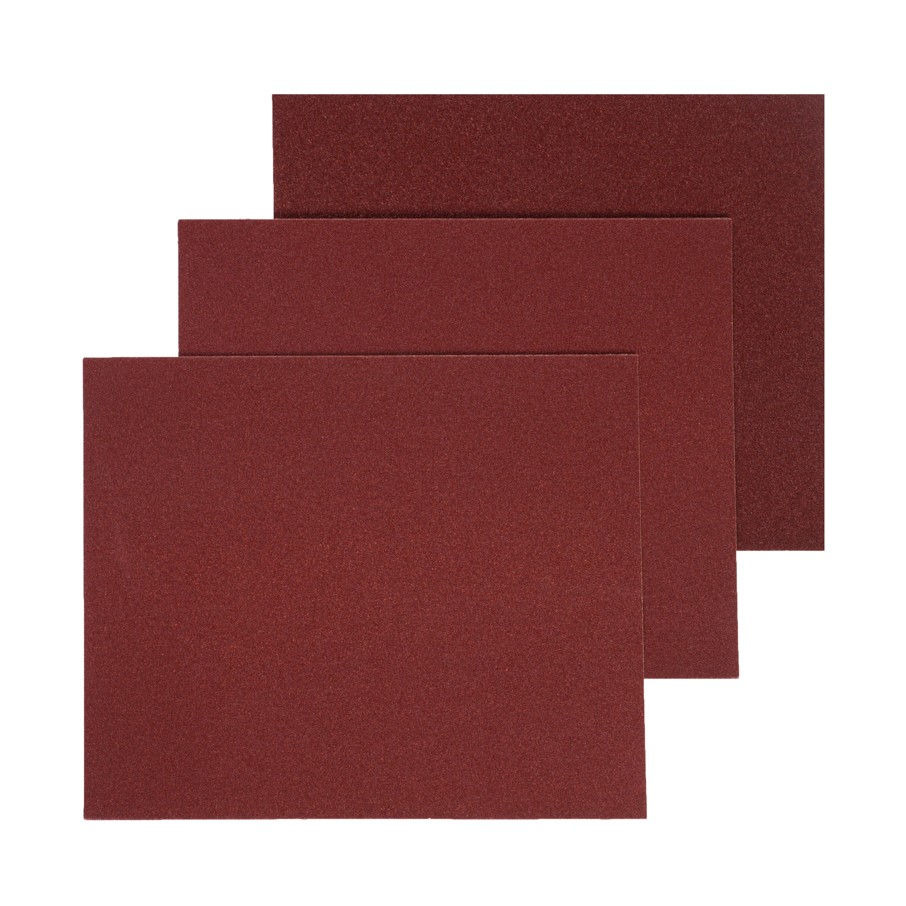 Lot de 5 feuilles abrasives DEXTER pour ponceuse manuelle, grains assortiment - 2