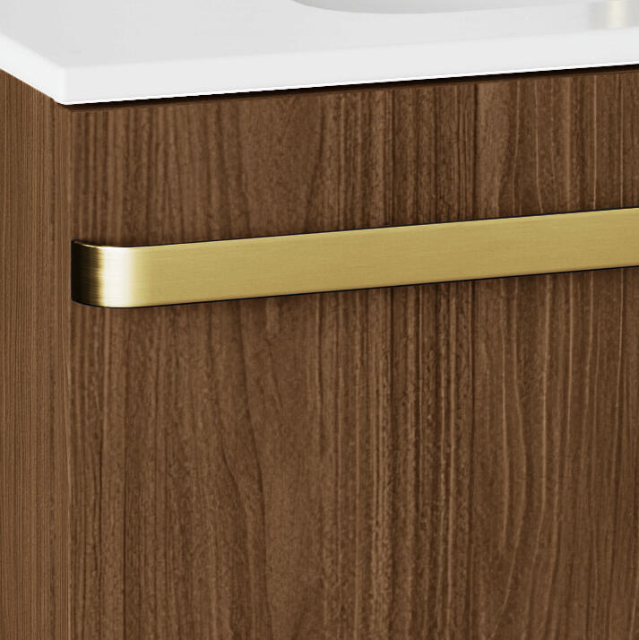 Mueble de baño Loa nogal 80x46 cm (lavabo no incluido) - 5