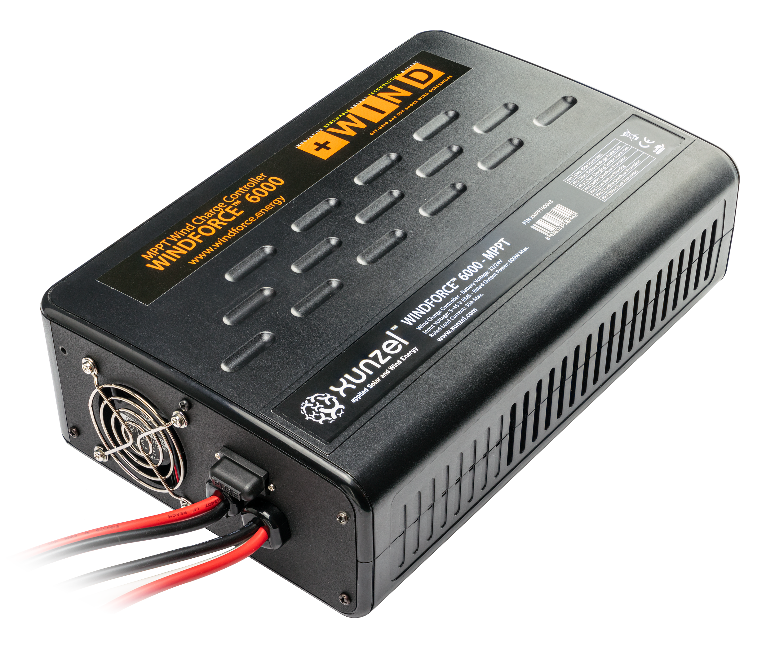Aerogenerador WINDFORCE-XUNZEL-6000 12/24V 600Wp até 45kWh/mês - 3